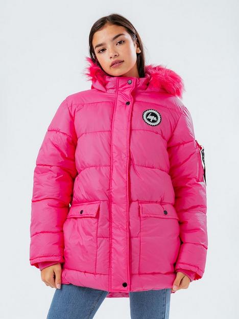 hype-girls-explorer-jacket-with-fur-pink