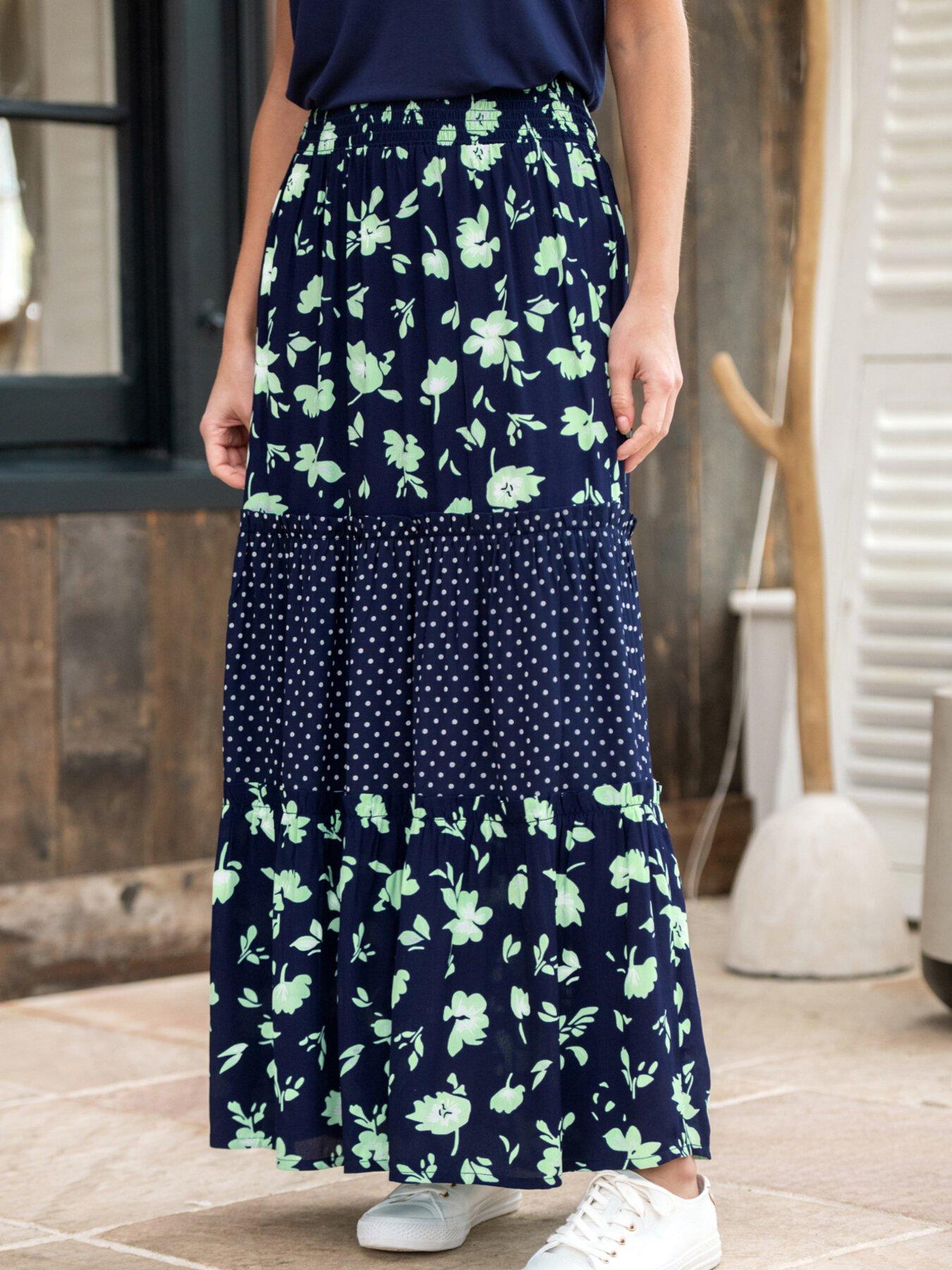 Navy blue clearance maxi skirt uk