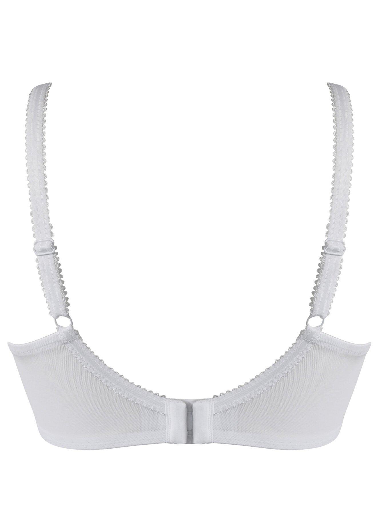Image 4 of 4 of Pour Moi Ooo La La Non-Padded Underwired Bra - White