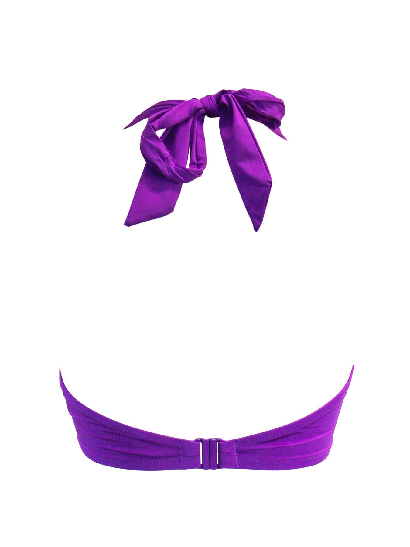 Image 4 of 4 of Pour Moi Samoa Boost Padded Underwired Top - Purple