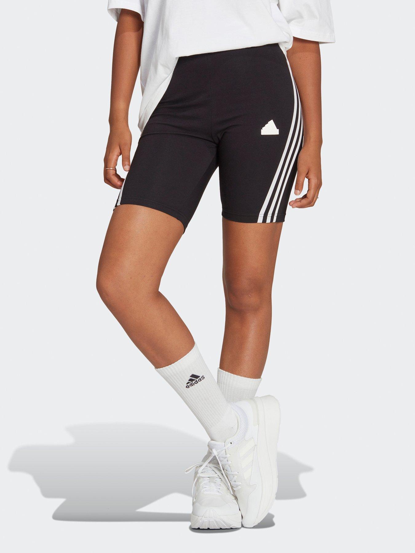 Adidas Future Icons 3-Stripes Bike Shorts - Black