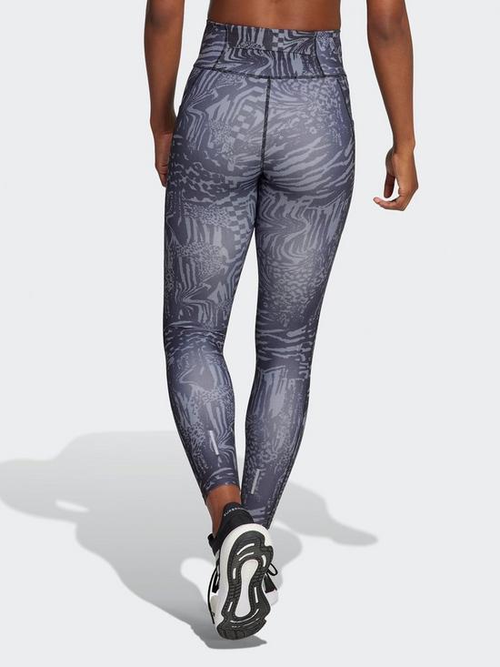 stillFront image of adidas-daily-run-icons-print-78-leggings