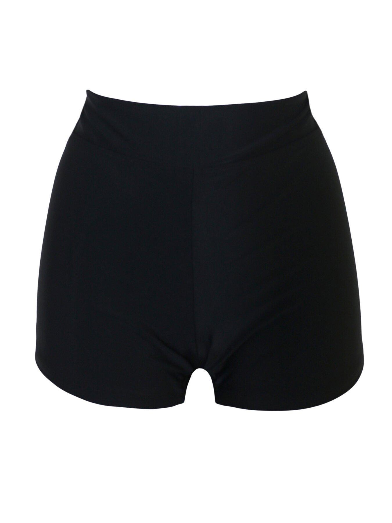 Image 4 of 4 of Pour Moi Space High-Waist Short Brief - Black