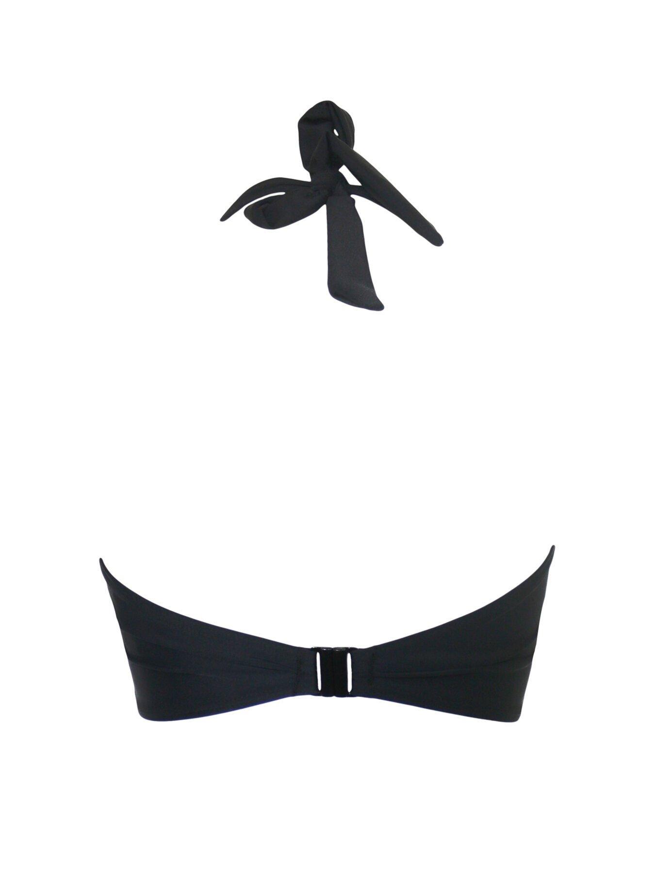 Image 4 of 4 of Pour Moi Space Non-Wired Halter Top - Black