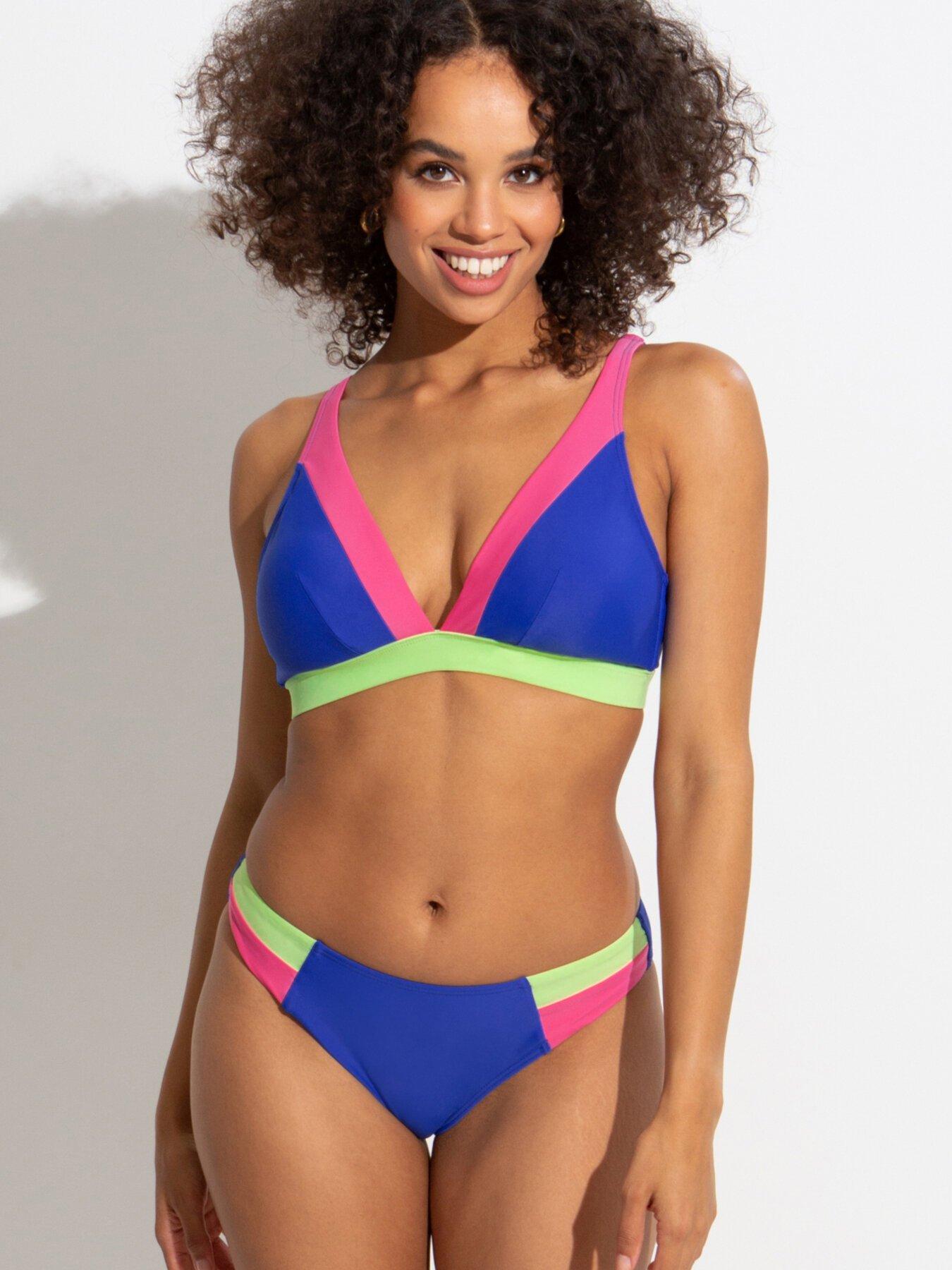 undefined Palm Springs Colour Block Tab Brief - Multi