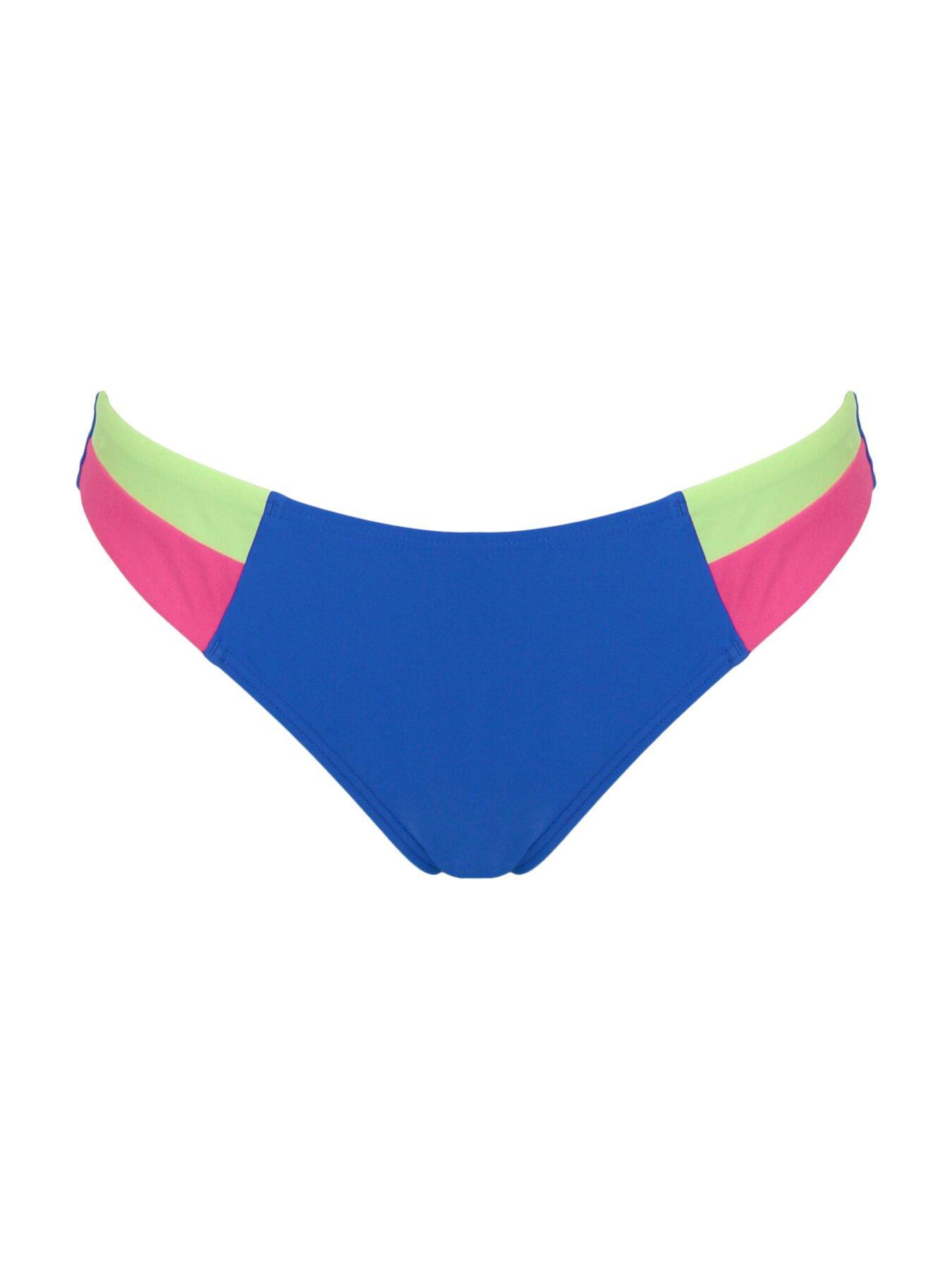 Image 4 of 5 of Pour Moi Palm Springs Colour Block Tab Brief - Multi