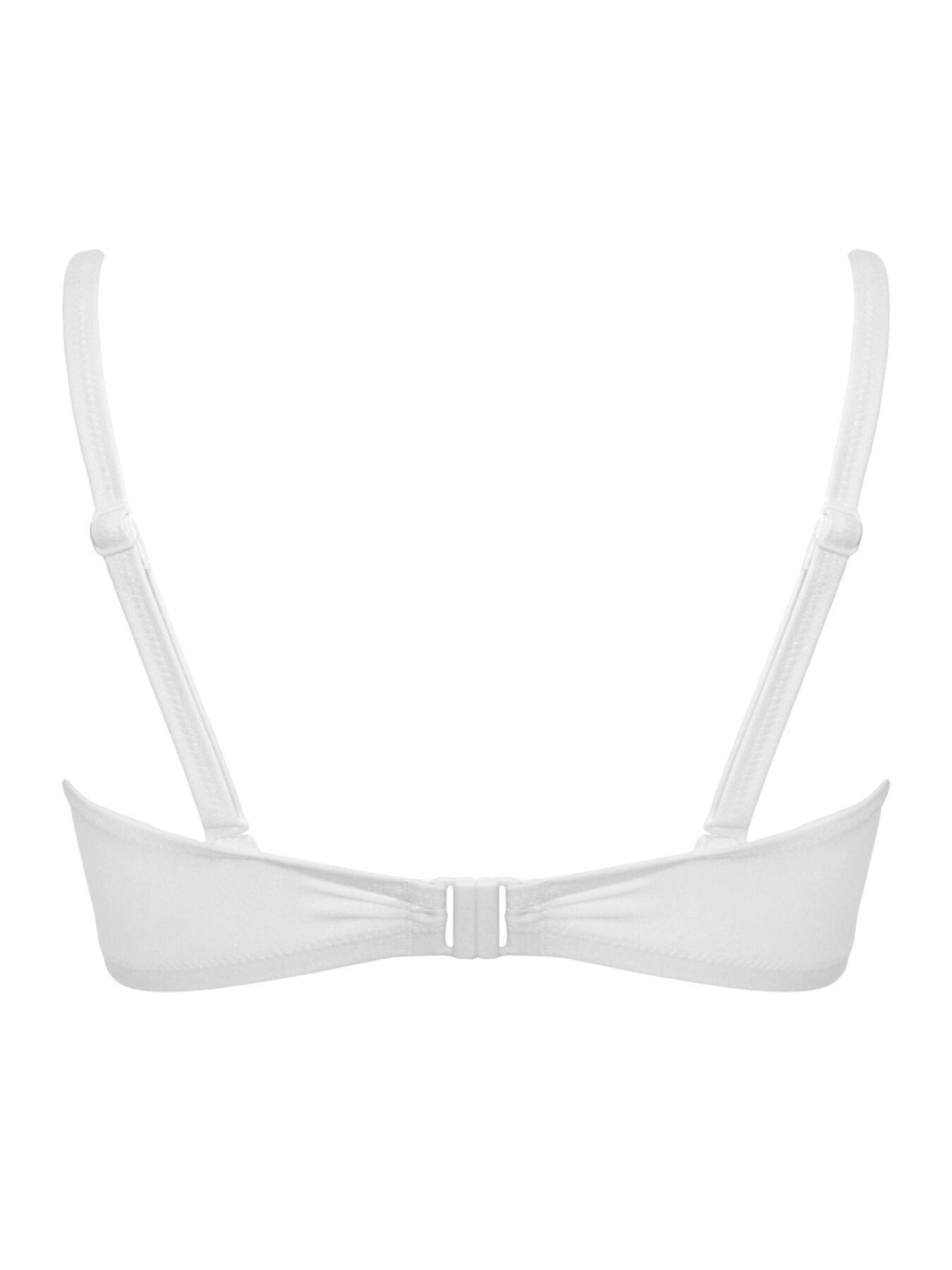 Image 4 of 4 of Pour Moi Free Spirit Strapless Underwired Top - White