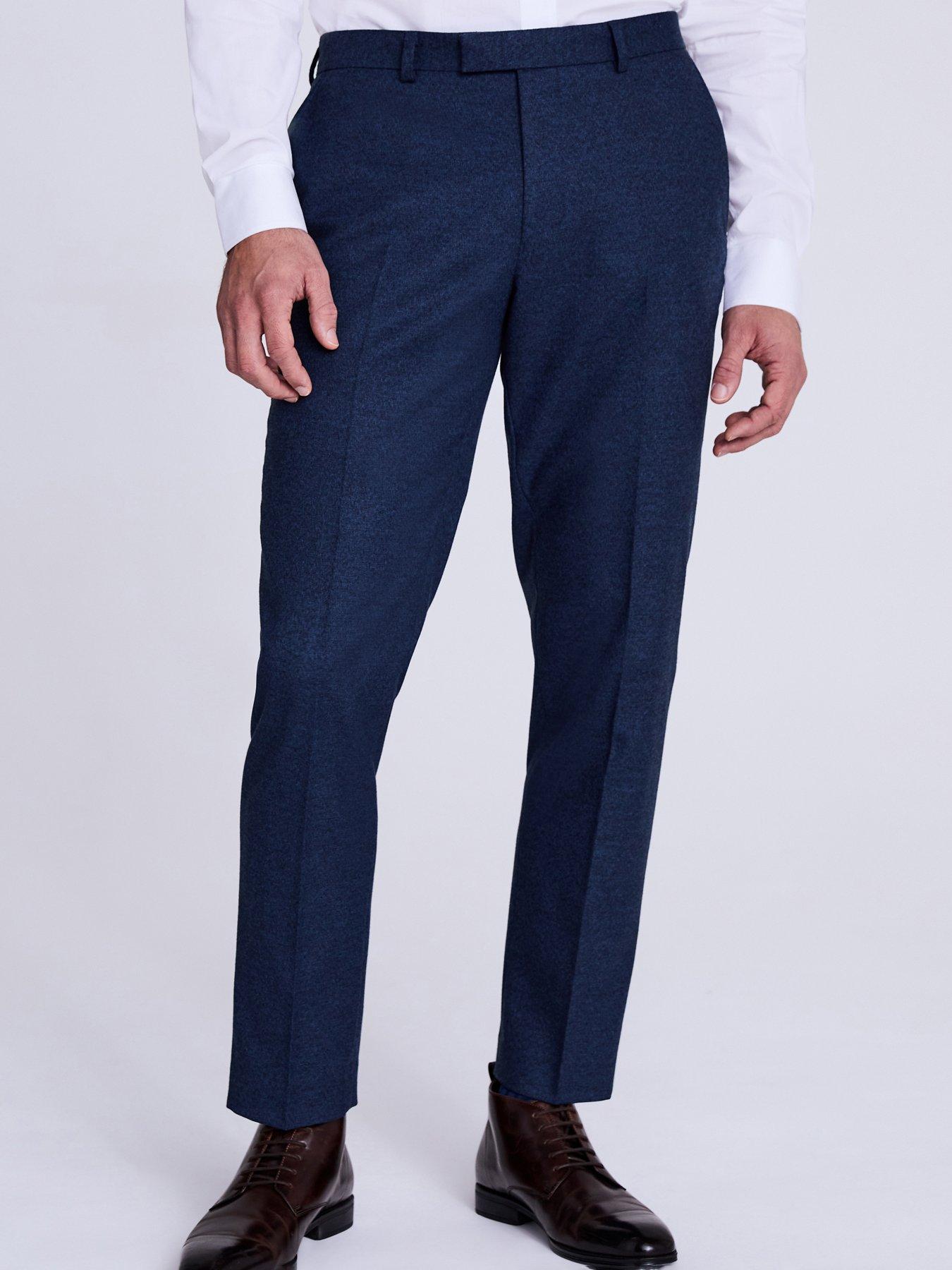 Skopes Harcourt Tailored Fit Trousers - Navy