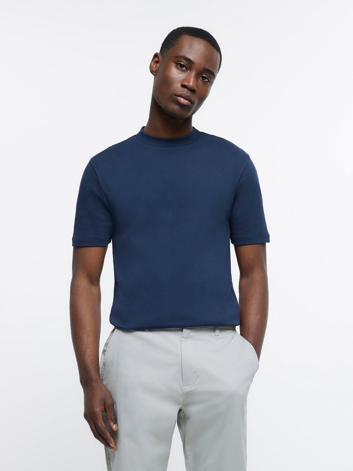 River island muscle hot sale fit t shirt