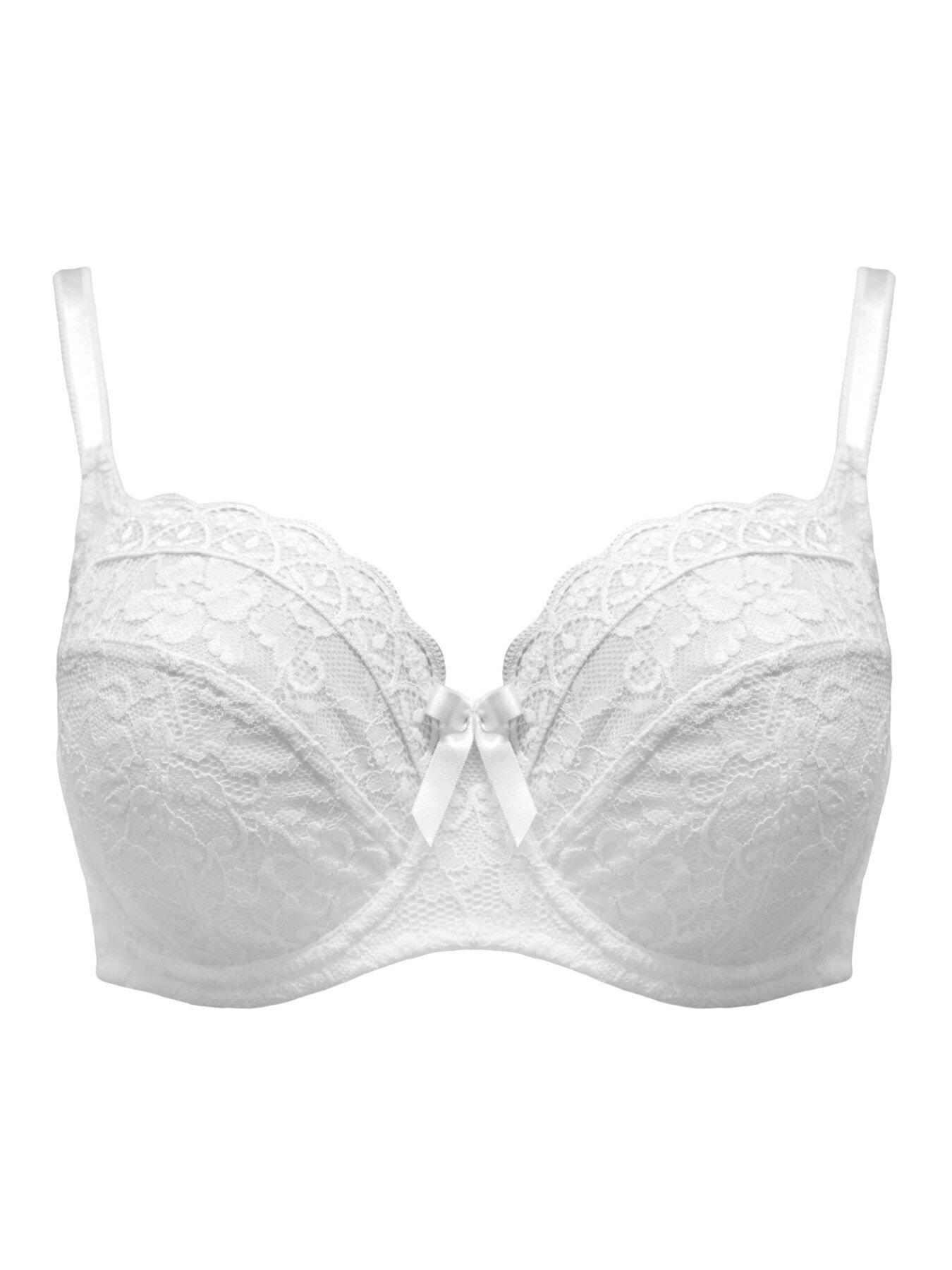 Image 3 of 4 of Pour Moi Rebel Underwired Side Support Bra - White