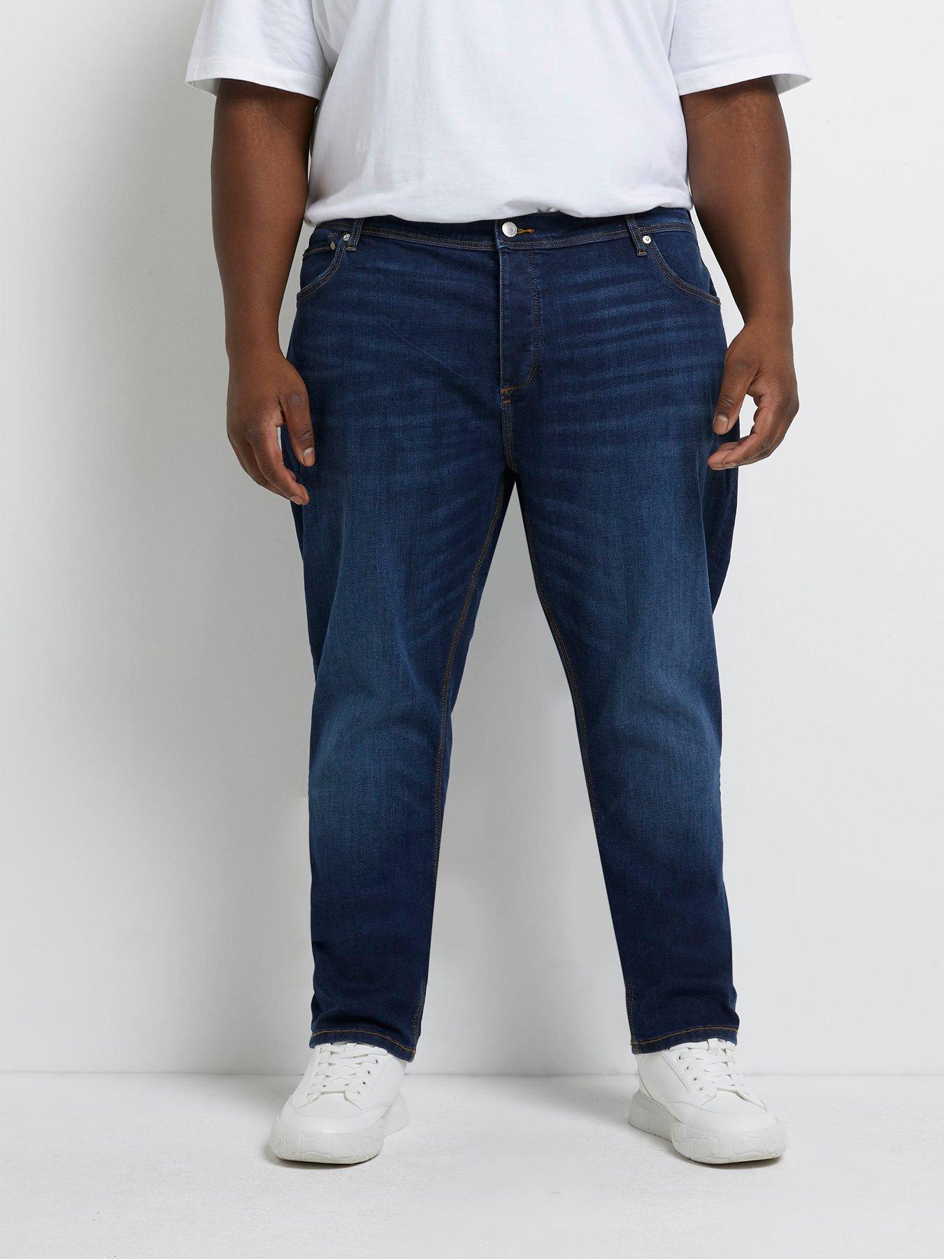 Big and tall 2025 slim fit jeans