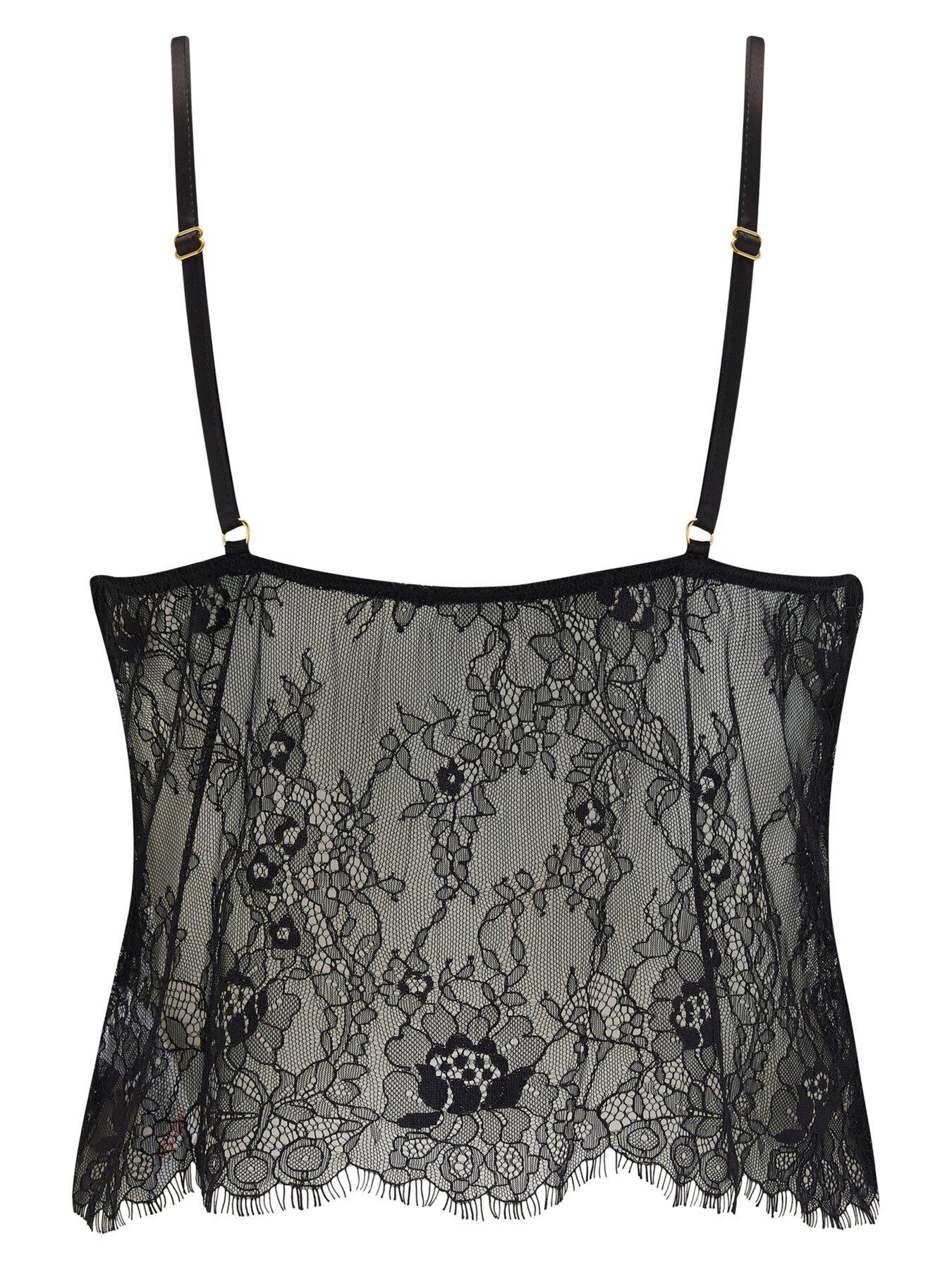 Image 4 of 6 of Pour Moi For Your Eyes Only Lace Cami and Short Set