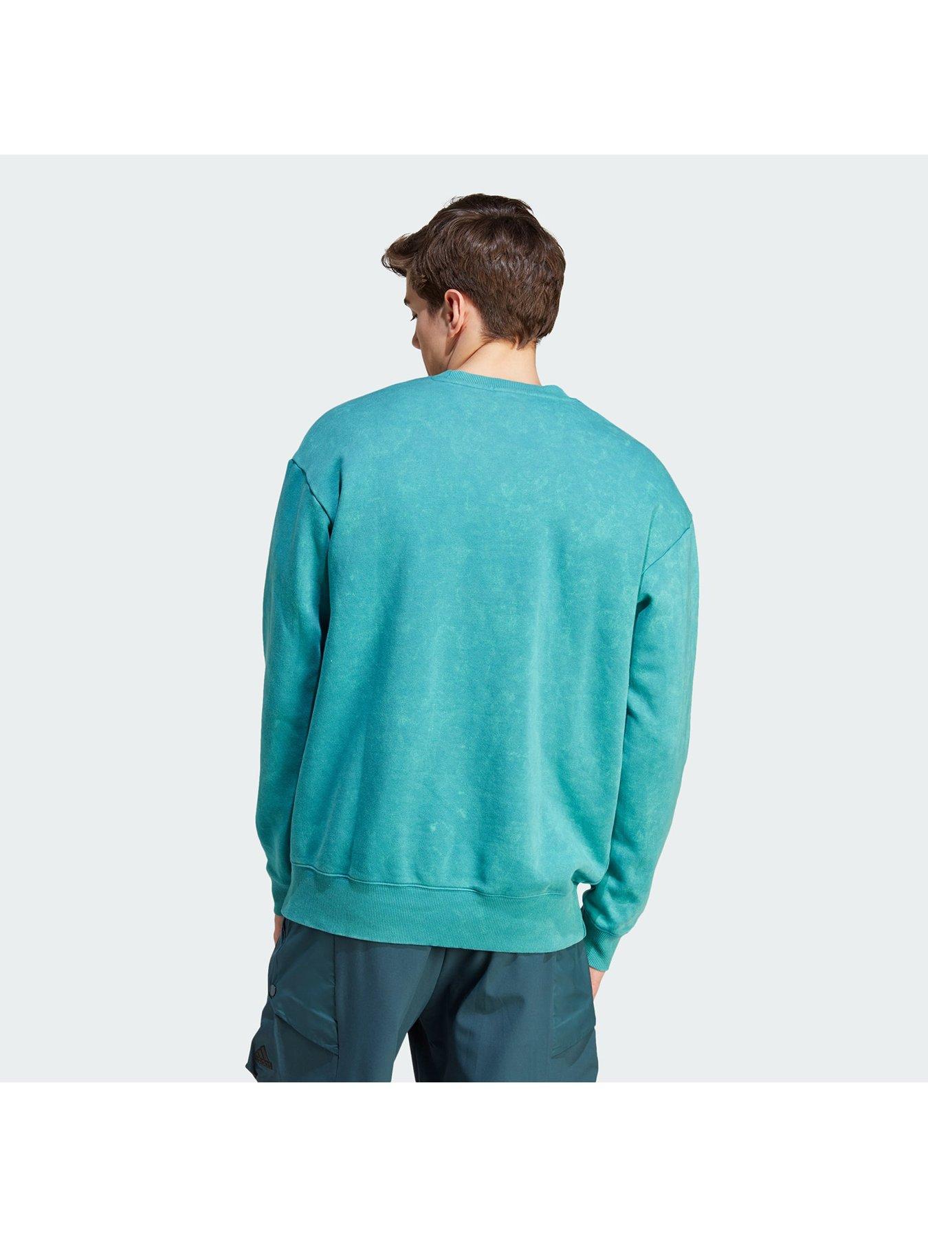 Adidas turquoise hot sale sweatshirt