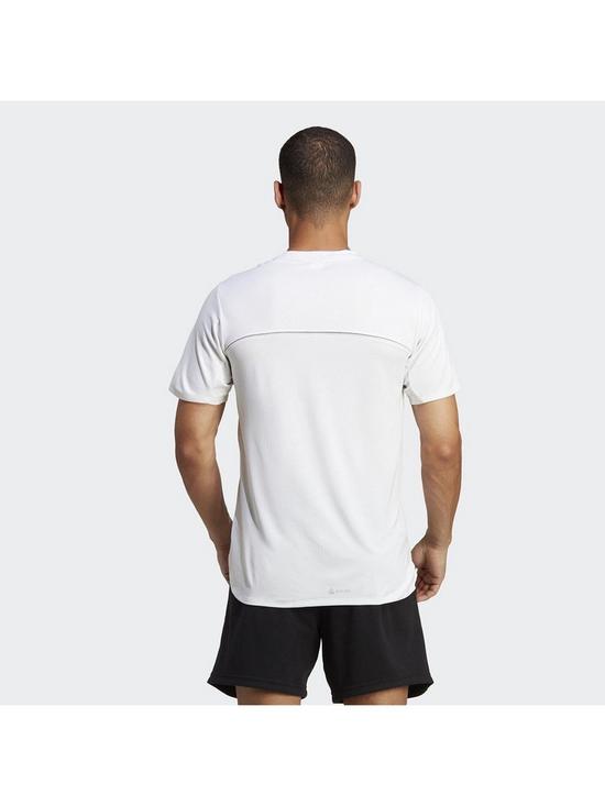 stillFront image of adidas-designed-4-training-heatrdy-hiit-training-tee-white