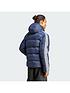  image of adidas-essentials-midweight-down-hooded-jacket-blue
