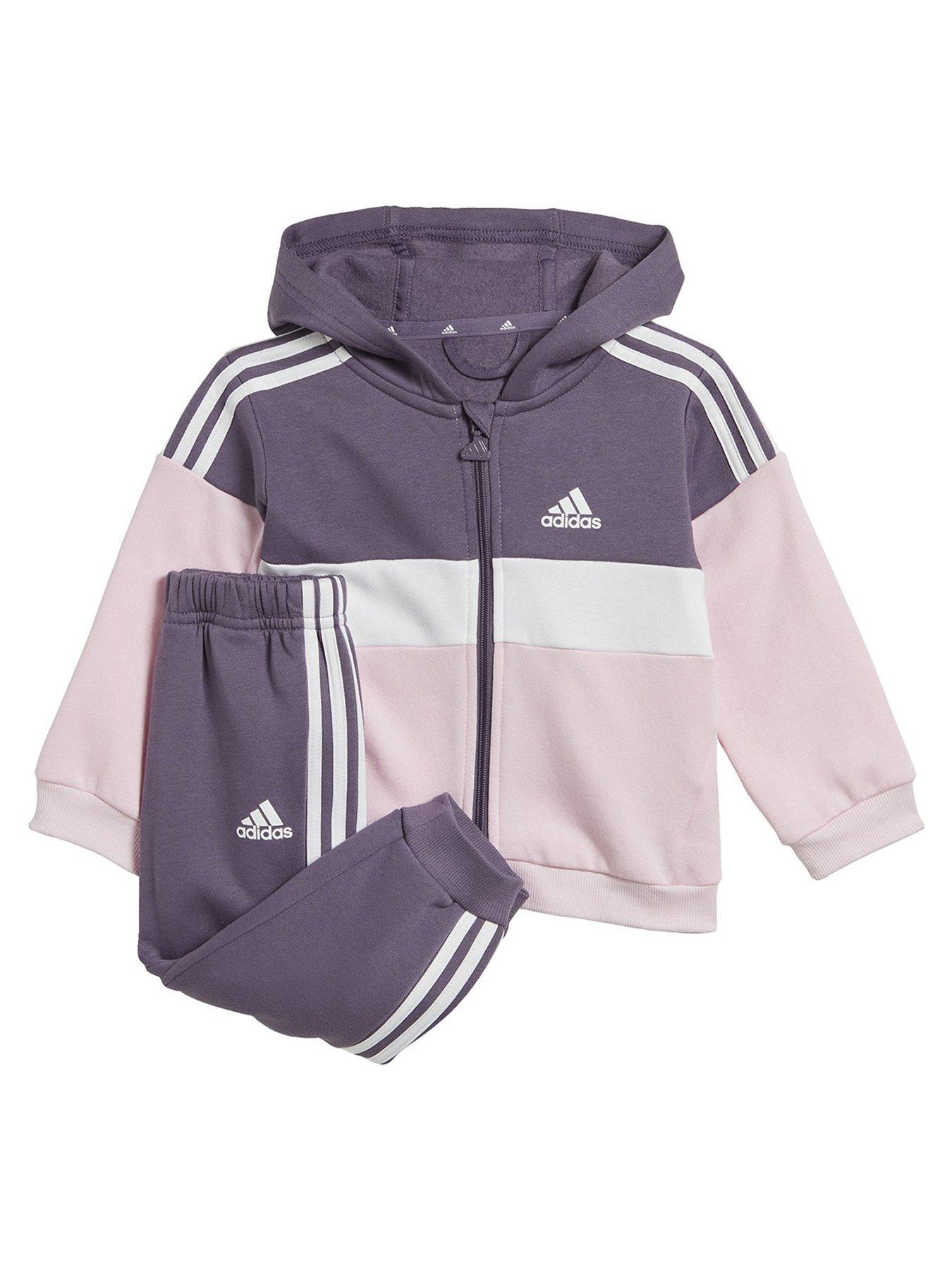 Purple baby hot sale adidas tracksuit