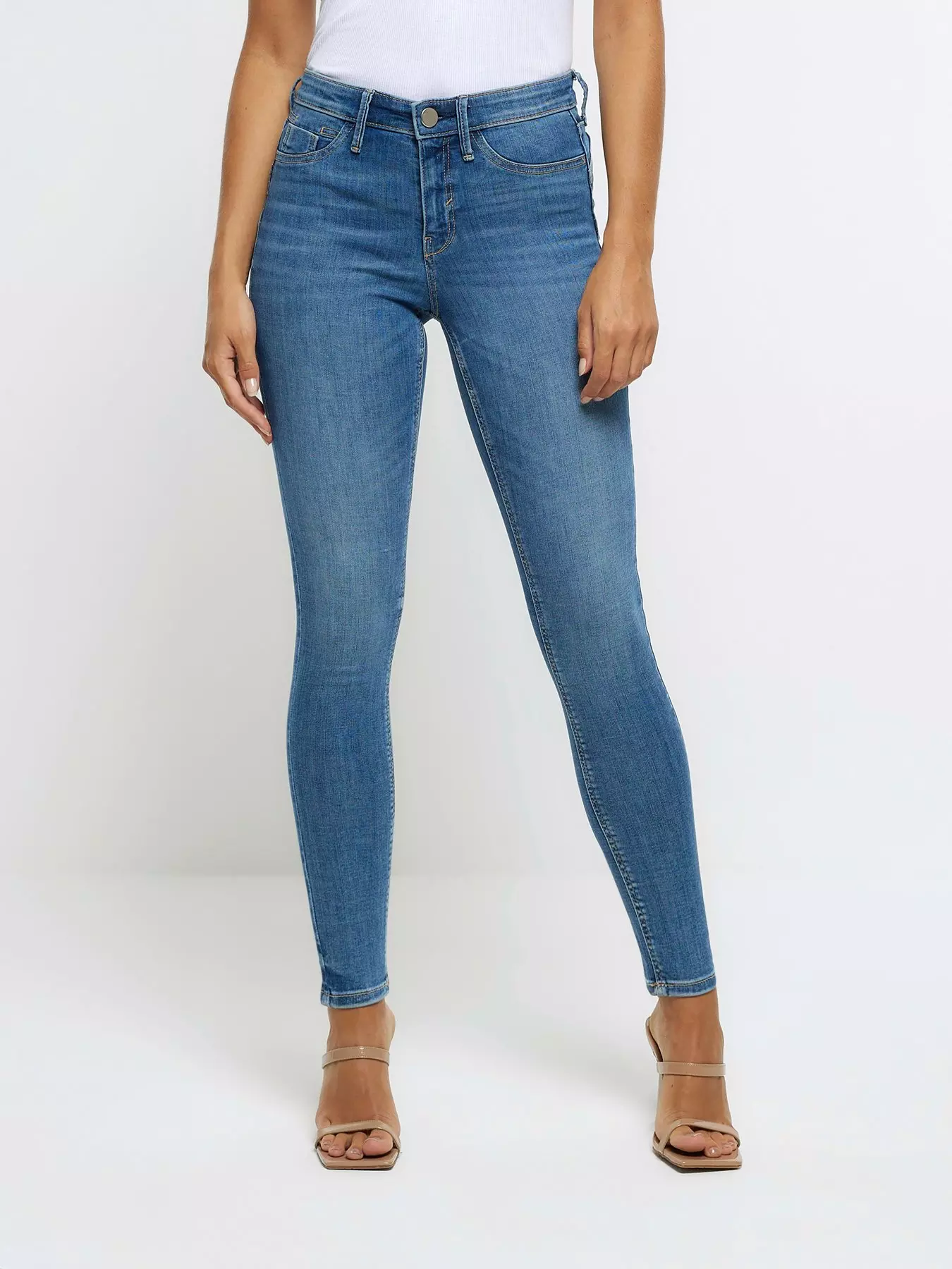 Women Plus SONOMA Goods For Life Premium Mid-Rise Skinny Jeans Size 20W NWT