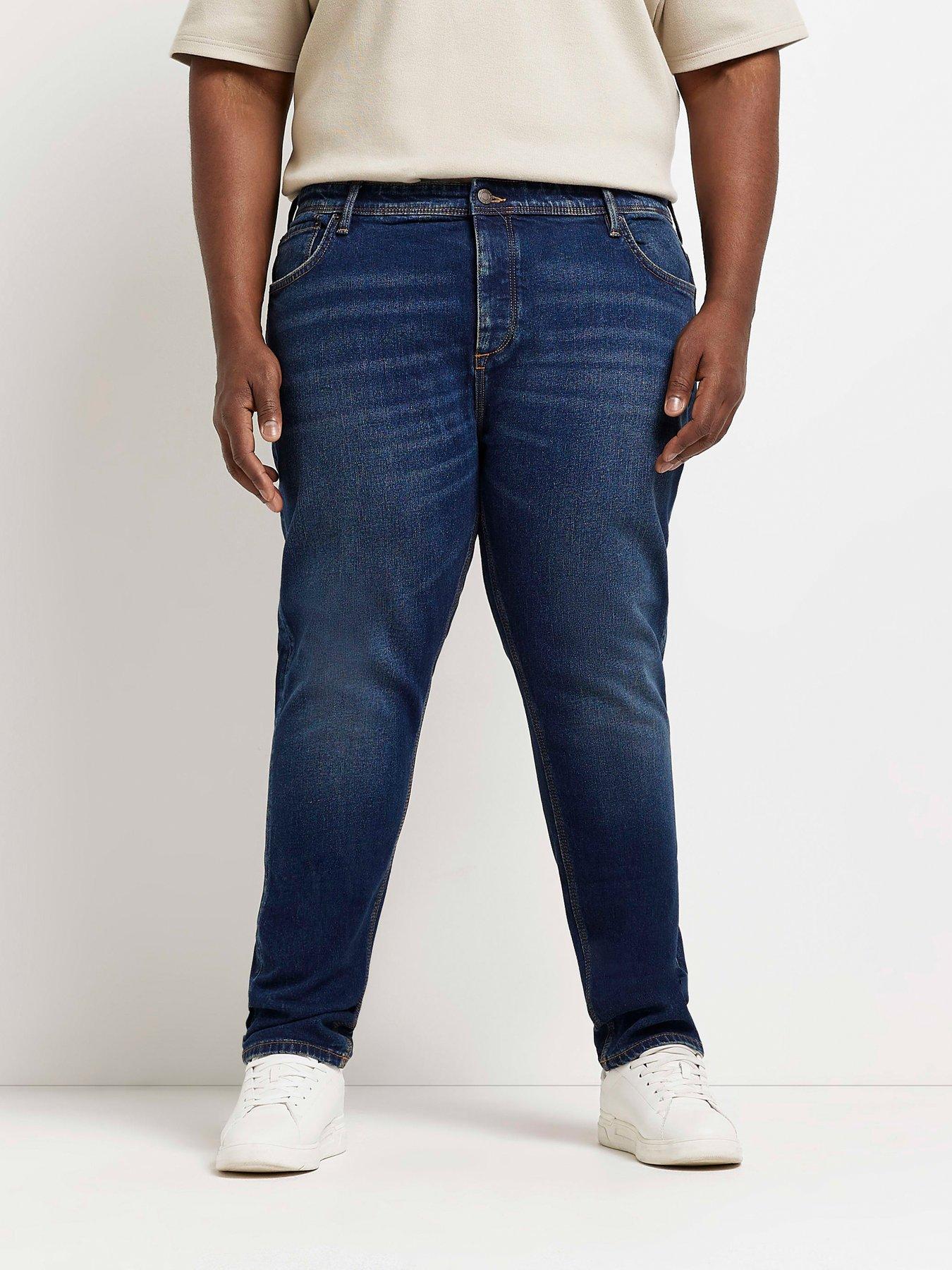 Big and tall 2025 slim fit jeans