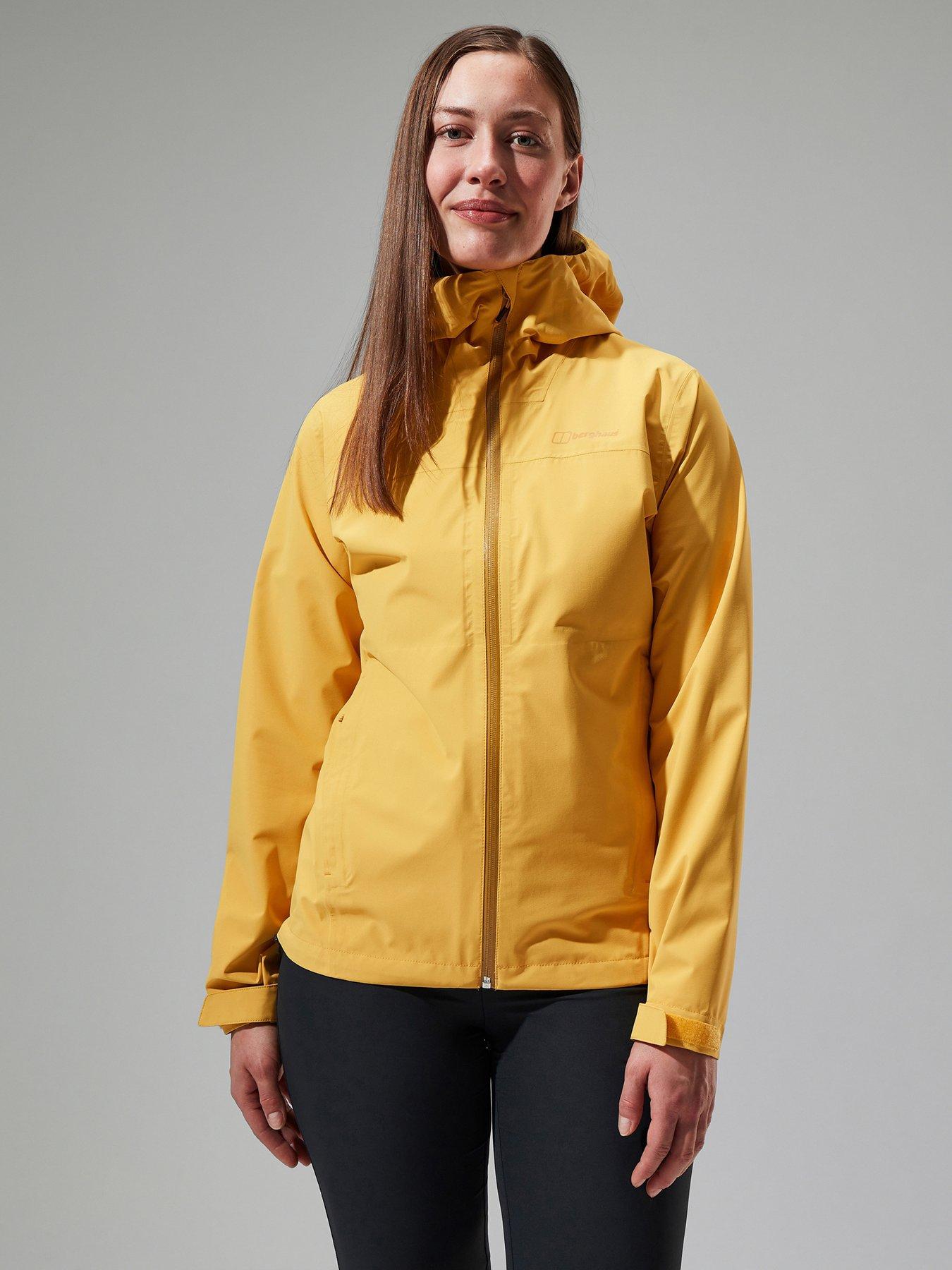 Ladies yellow waterproof jacket on sale uk