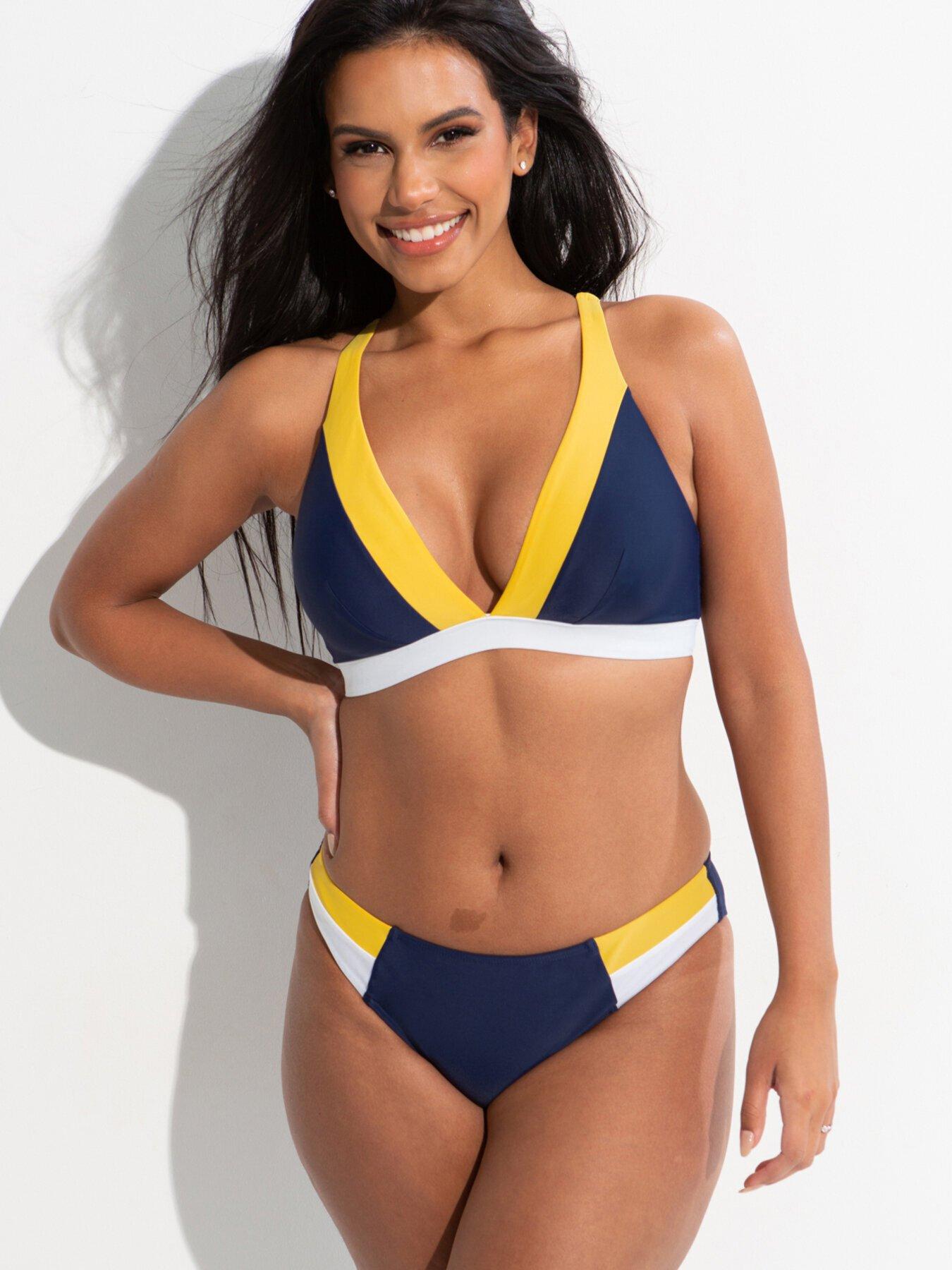 undefined Palm Springs Colour Block Tab Brief - Multi