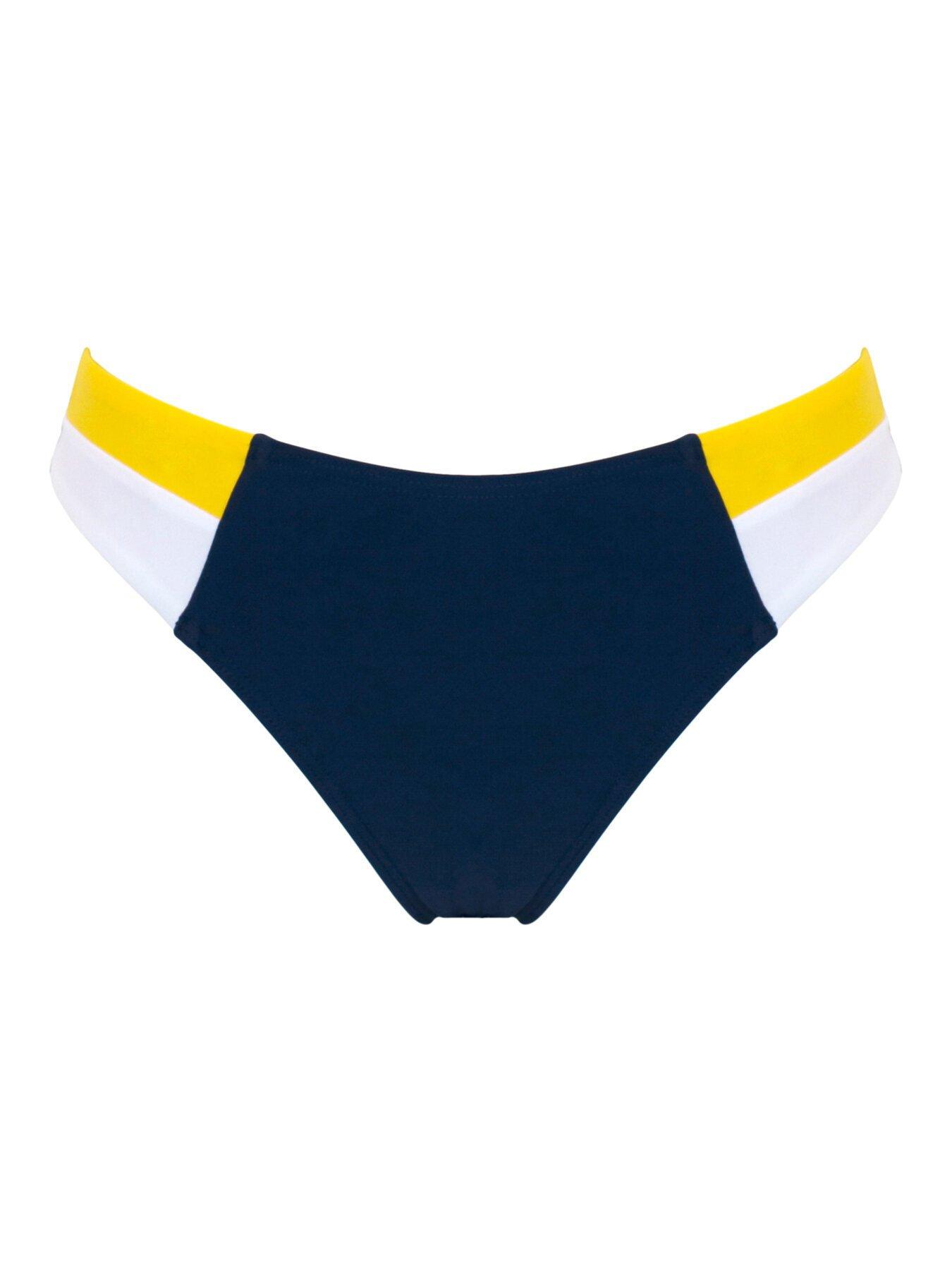 Image 4 of 4 of Pour Moi Palm Springs Colour Block Tab Brief - Multi