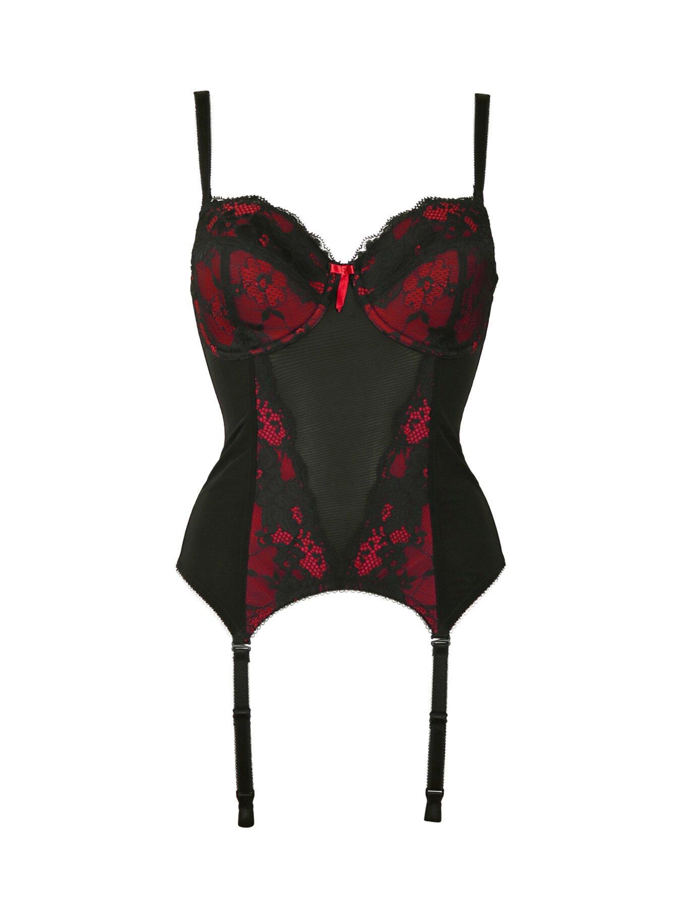 Pour Moi Amour Padded Underwired Strapless Basque - Multi | Very.co.uk