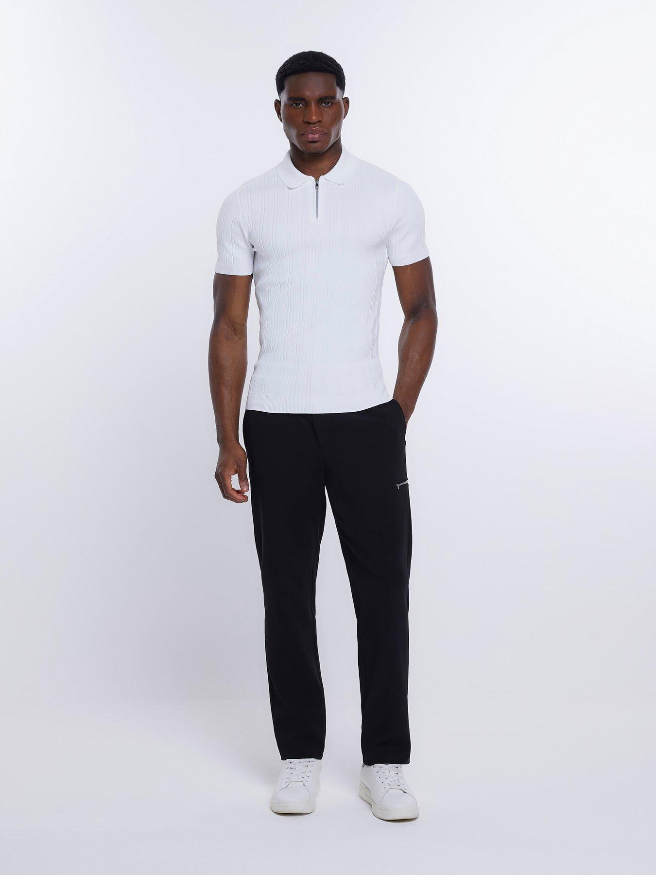 River island store muscle fit polo