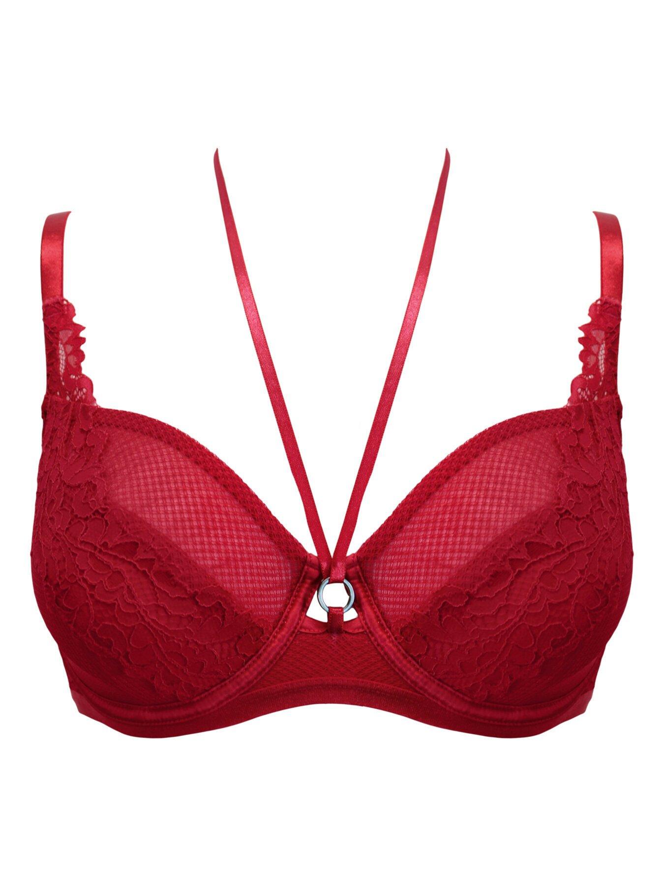 Lavish Red Plaid Underwire Short Bustier main image 1