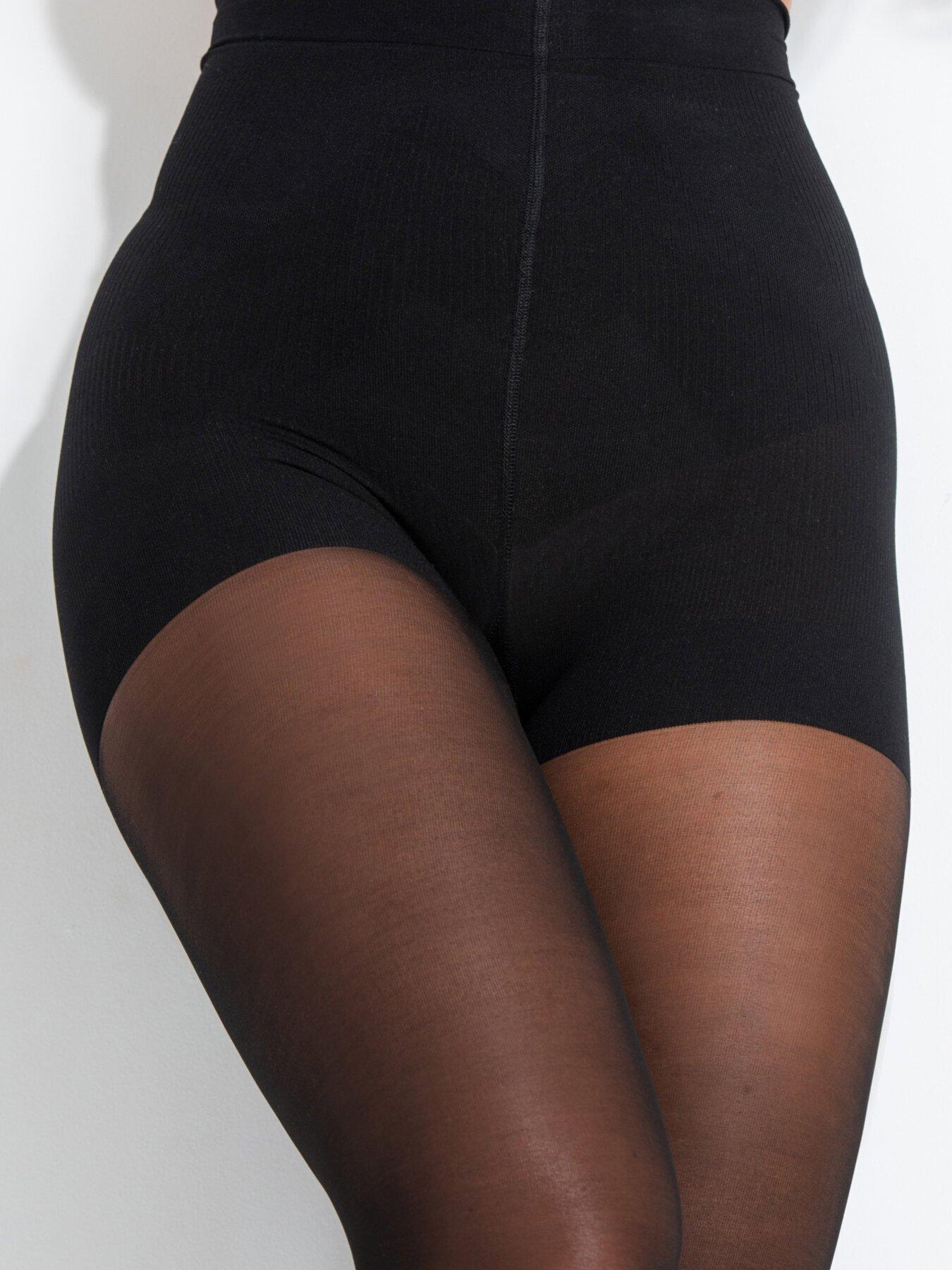 Black control tights best sale