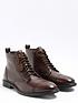  image of river-island-leather-brogue-boots