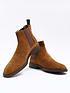  image of river-island-suede-chelsea-boots-brown