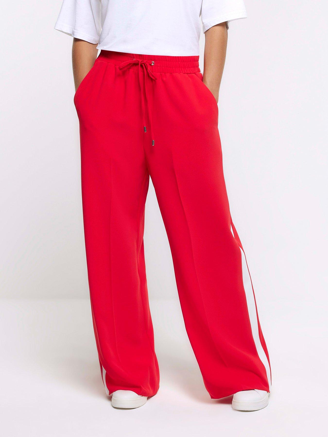 Side Stripe Wide Leg Jogger