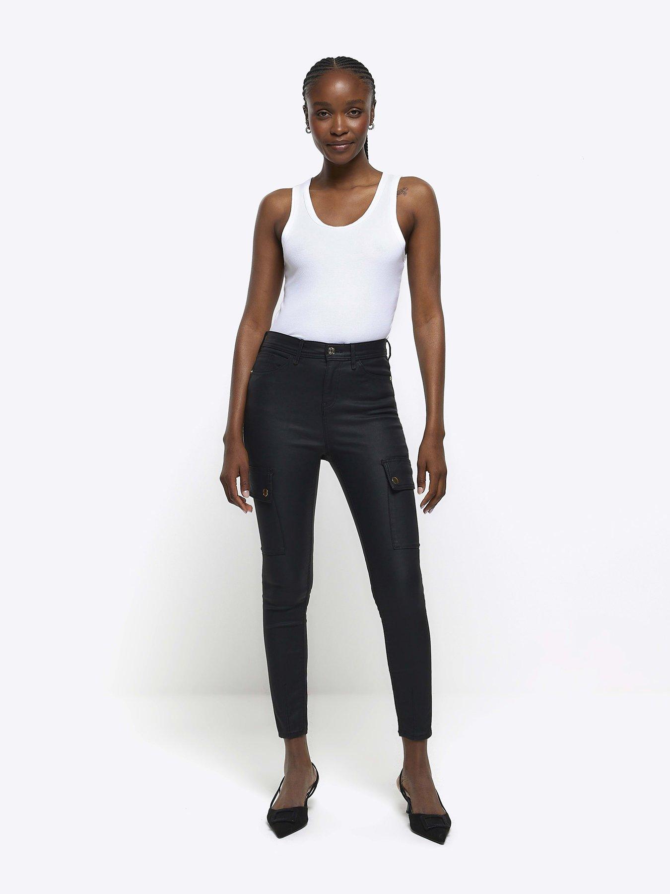 River island coated jeans outlet