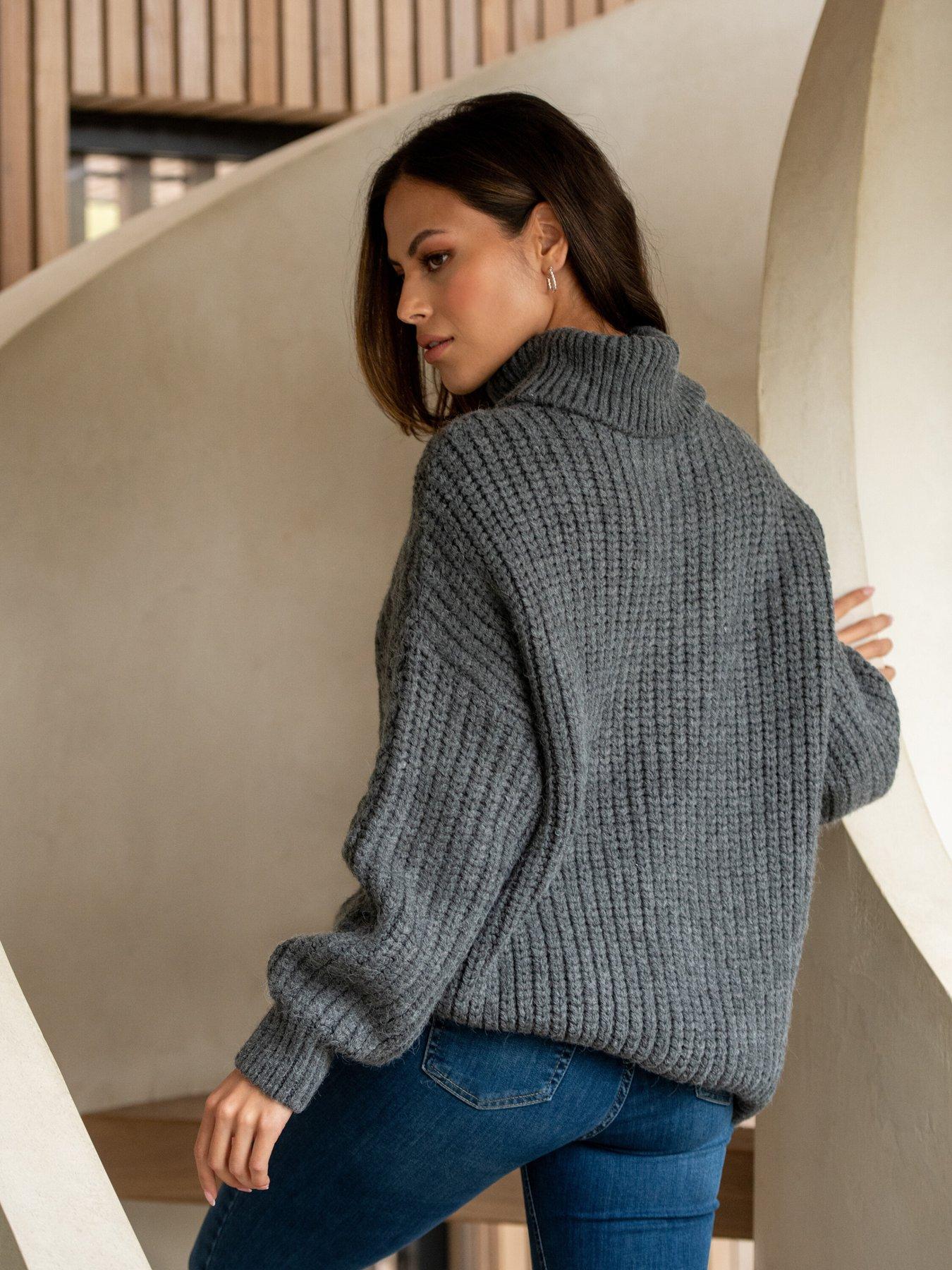 Long cable knit outlet jumper