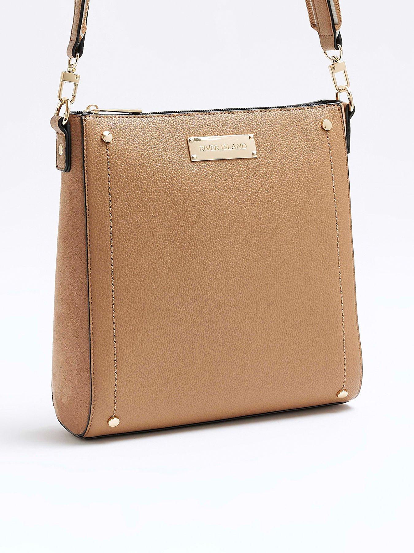 Structured messenger outlet bag