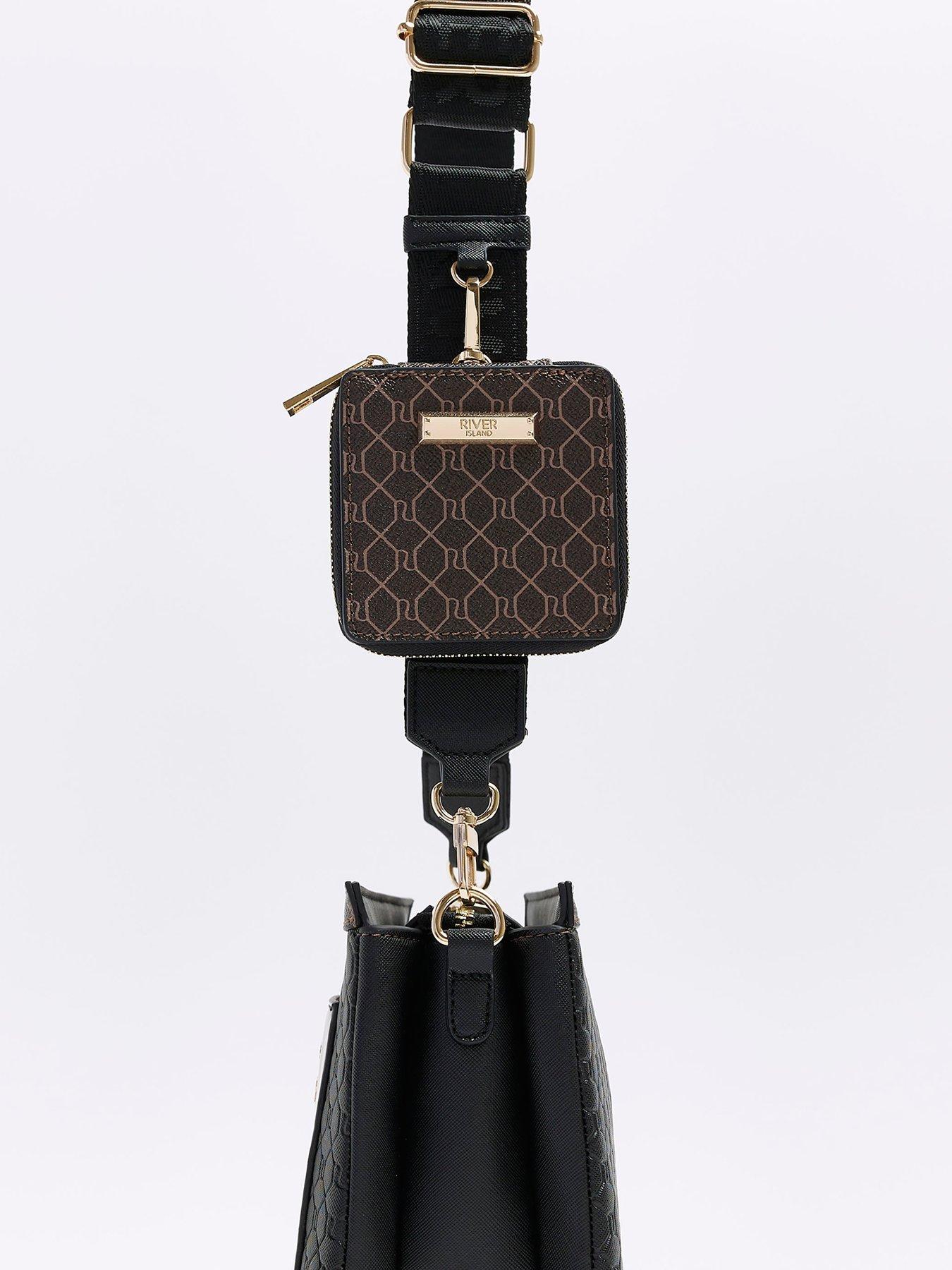 Ri Monogram Pouch Cross Body Bag