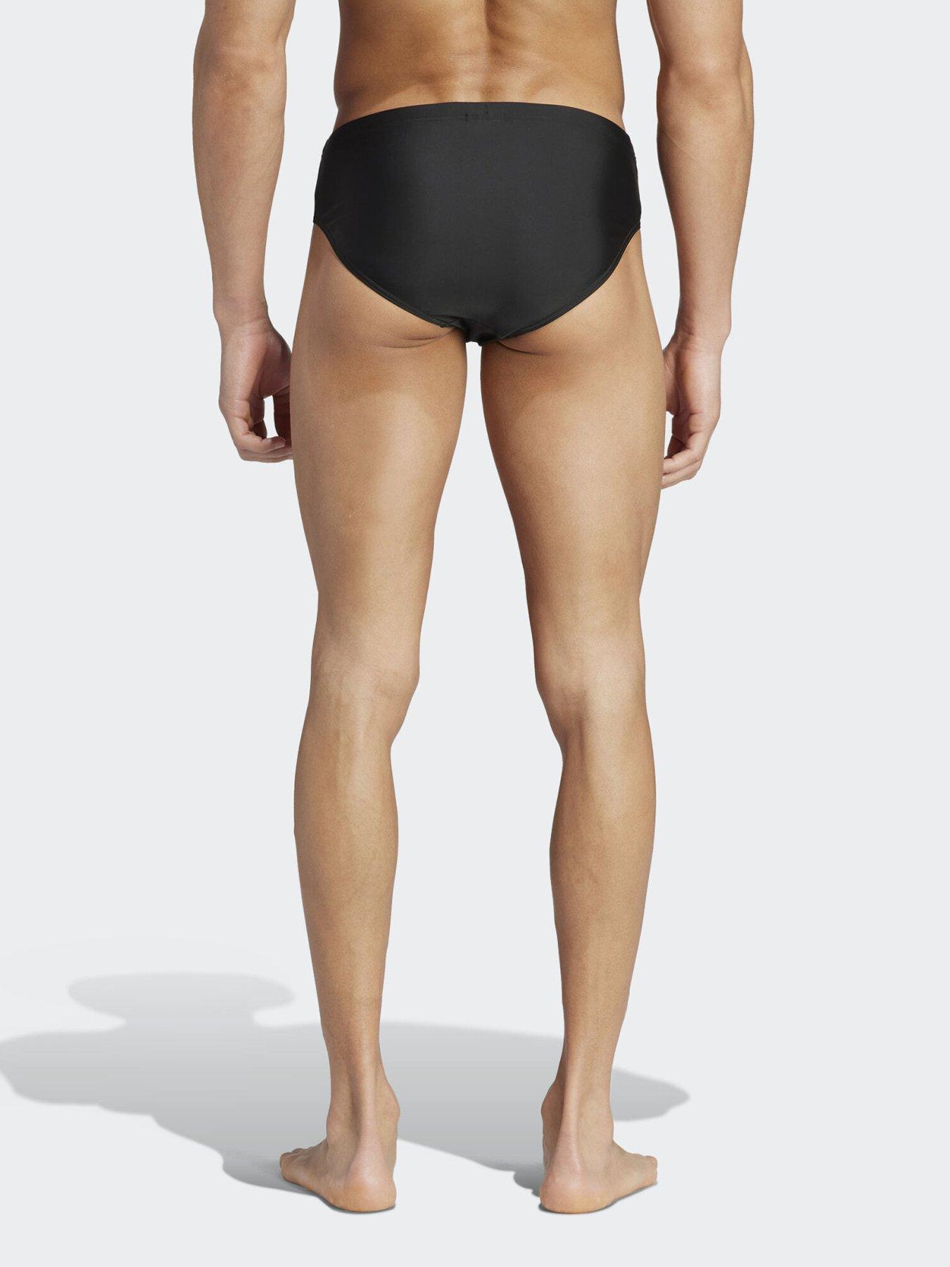 Image 2 of 5 of adidas Solid Swim Trunks - Black