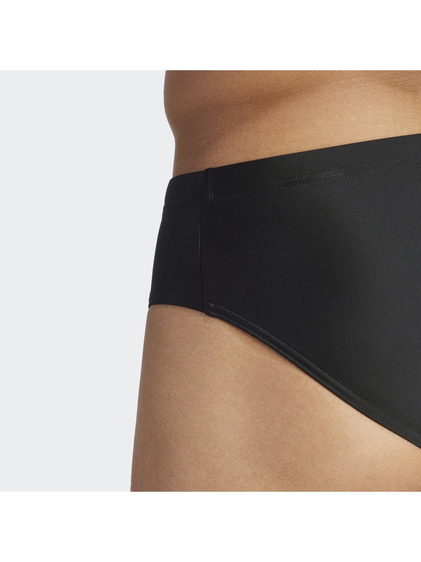 Image 4 of 5 of adidas Solid Swim Trunks - Black