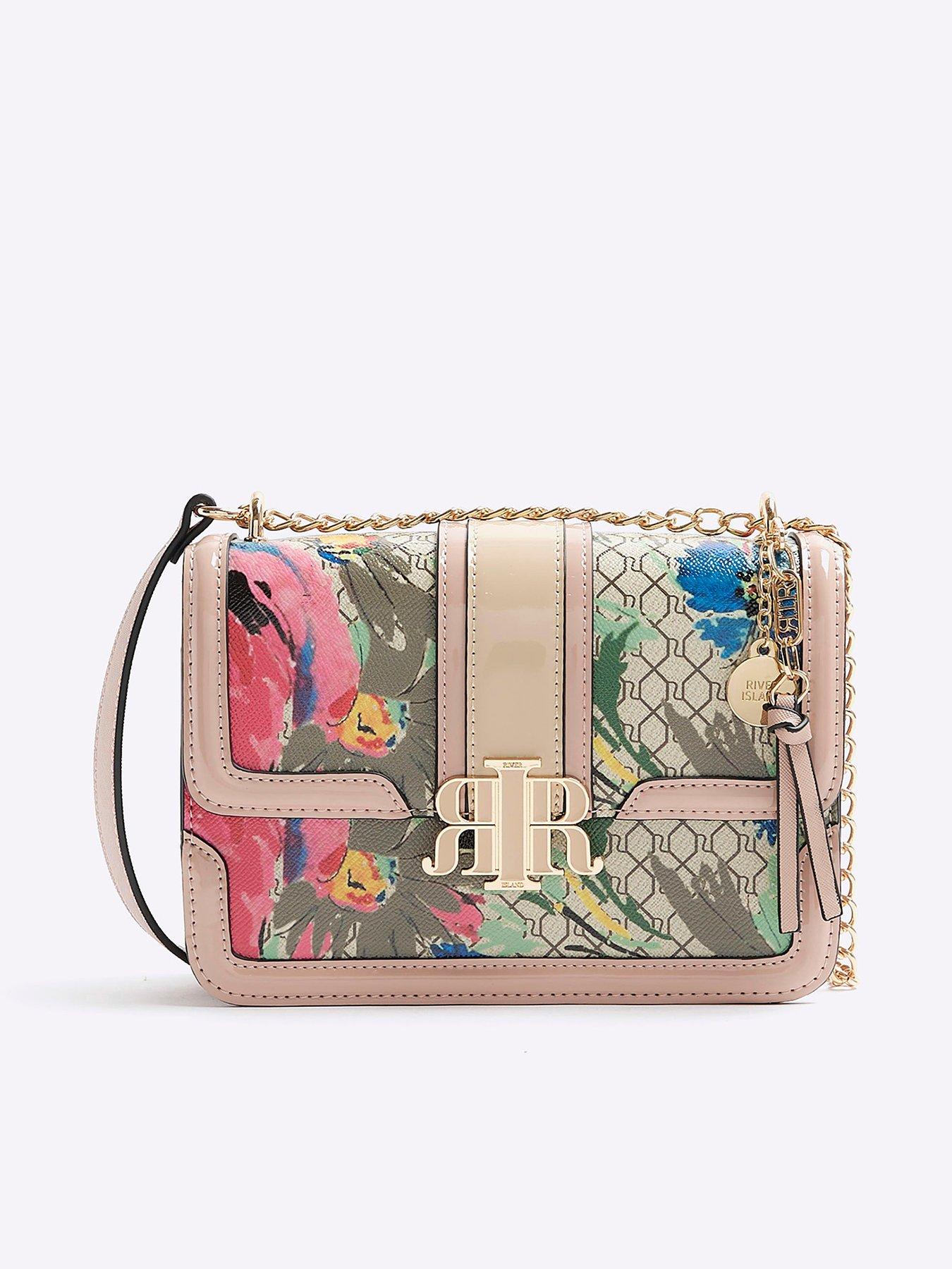 River island best sale blue floral bag