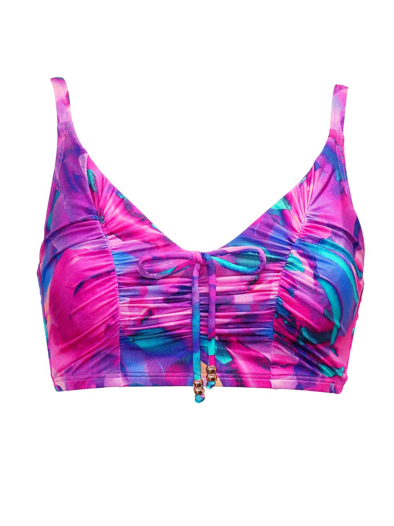 Cabana Ruched Cup Bikini Top