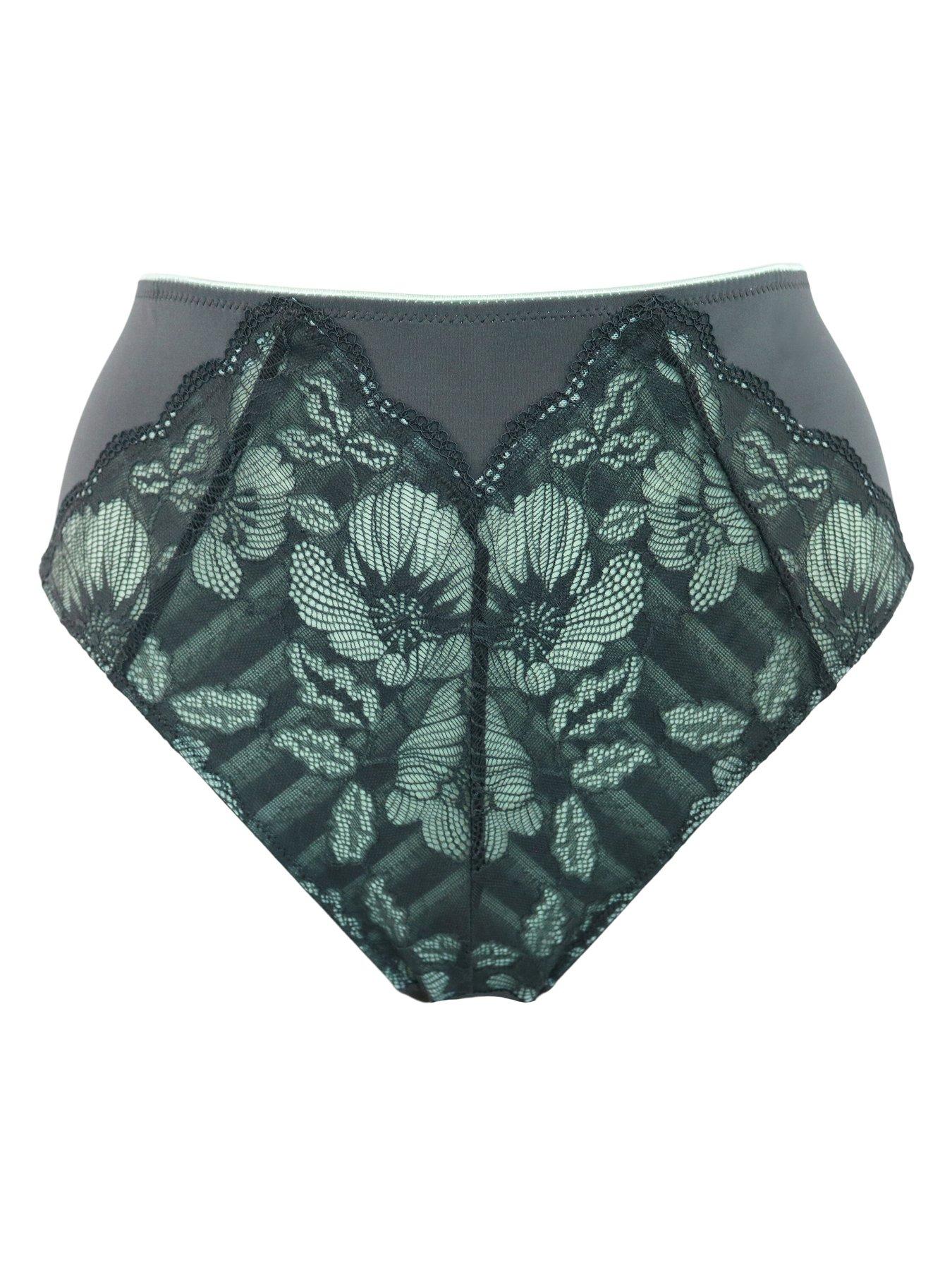 Image 3 of 4 of Pour Moi Atelier Lace High-Waist Deep Brief