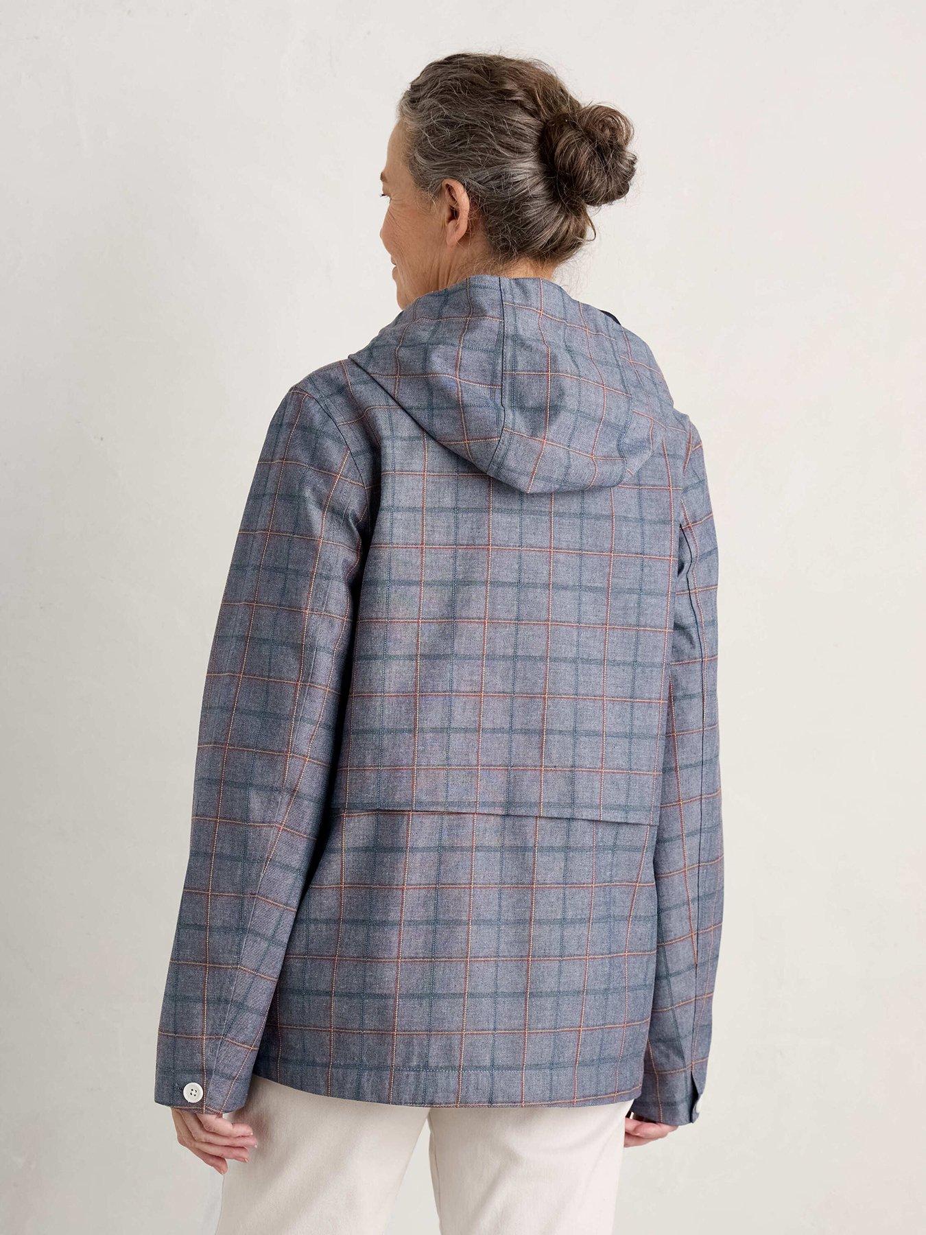 Seasalt Cornwall Blue Depth Long Sleeve Jacket very.co.uk