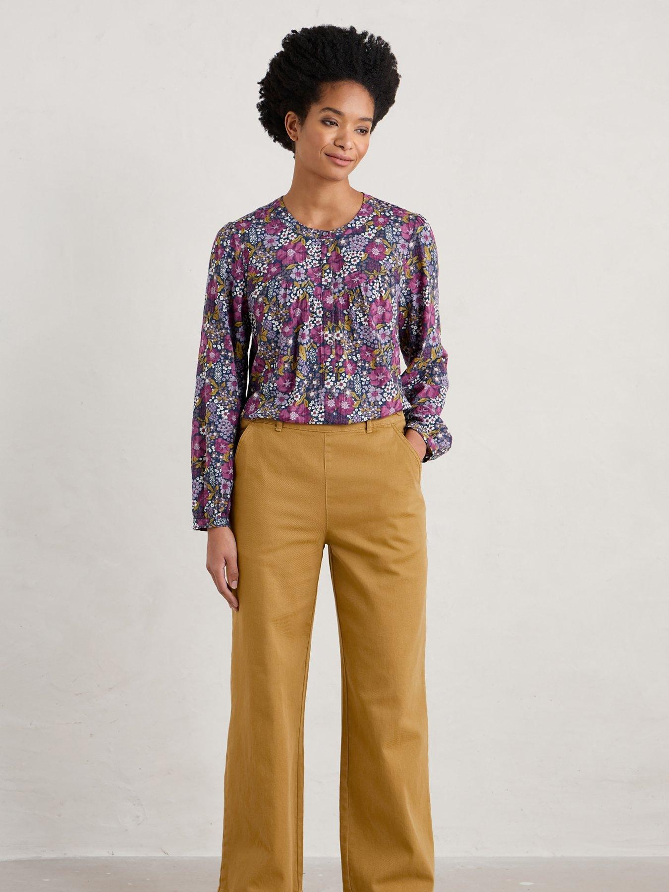 Seasalt Cornwall Hannafore View Wide Leg Trouser Very.co.uk