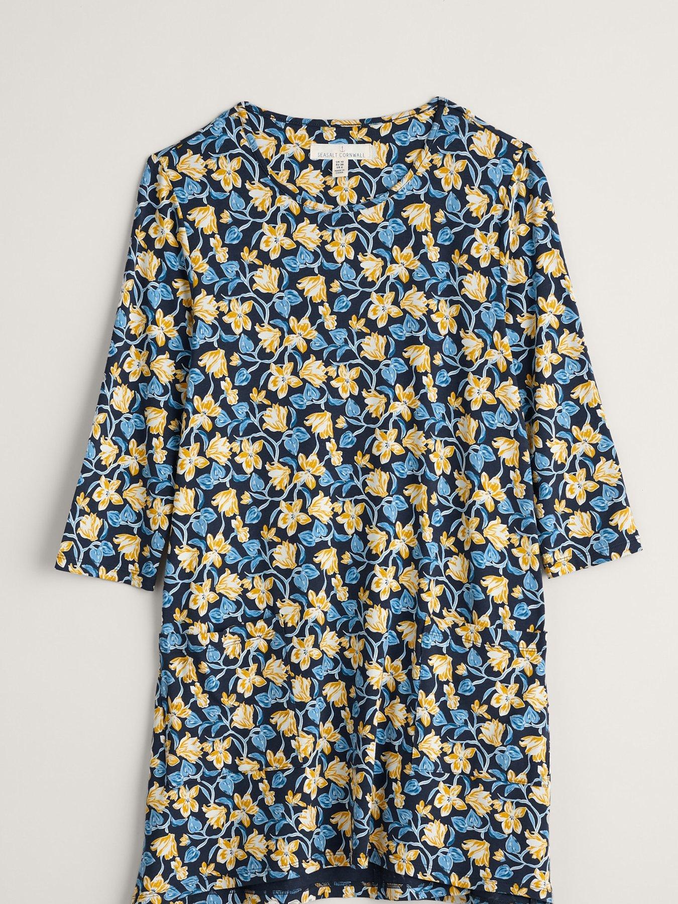 Seasalt Cornwall Killiow Long Tunic - Blue | Very.co.uk