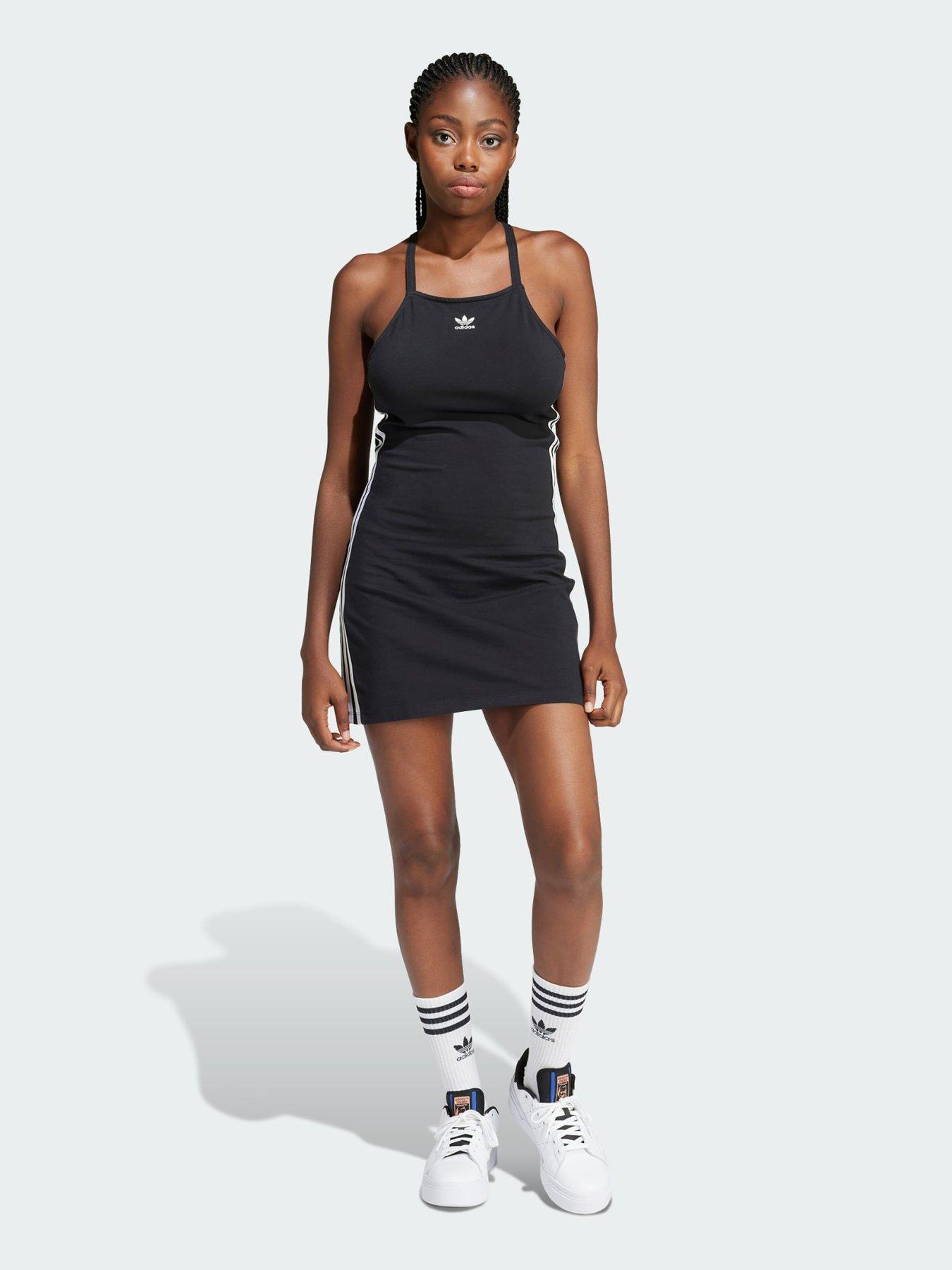 ADIDAS ORIGINALS 3 STRIPES CORSET DRESS BNWT UK 14,16,18,20,22 LAST 5