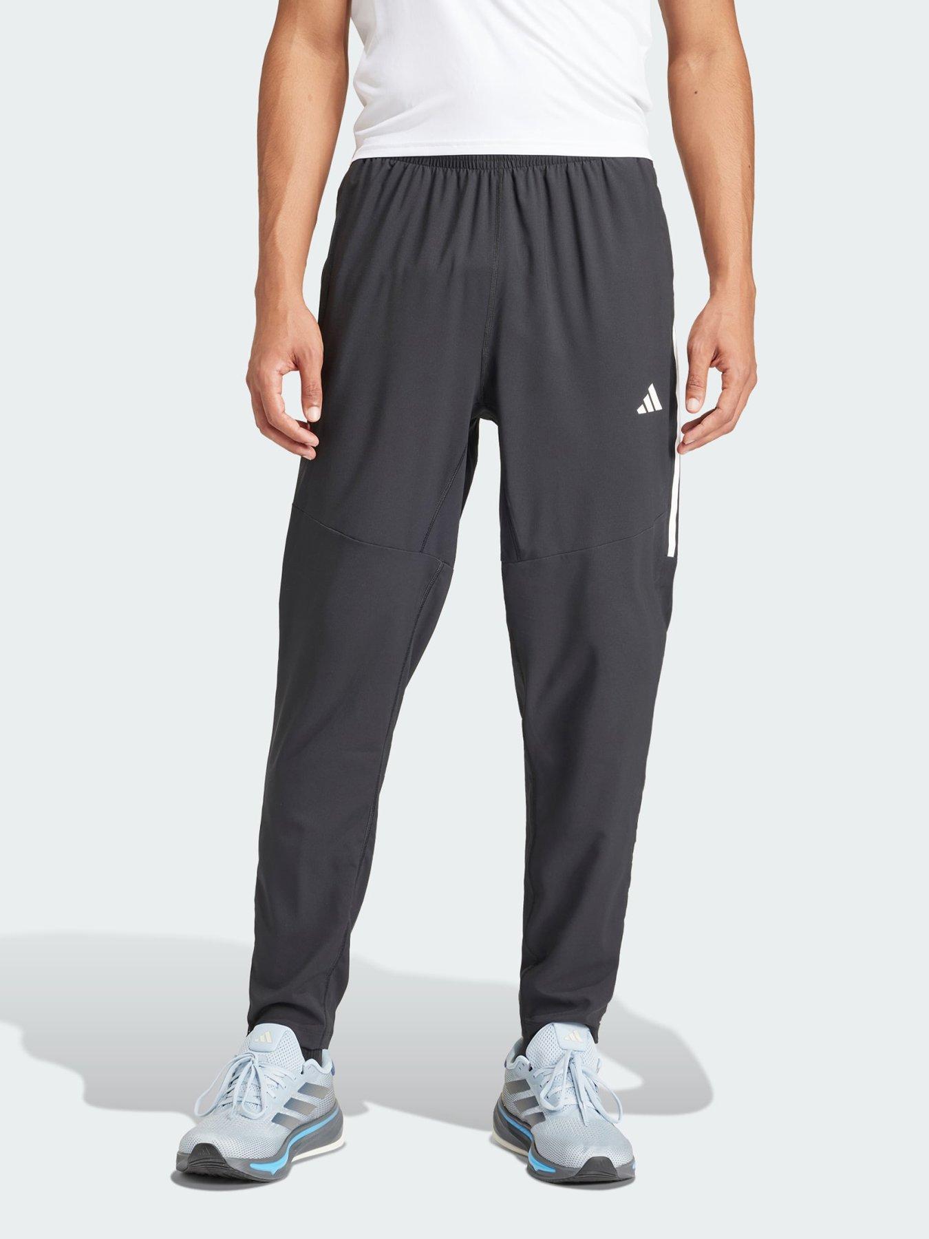 undefined Own the Run 3-Stripes Pants - Black