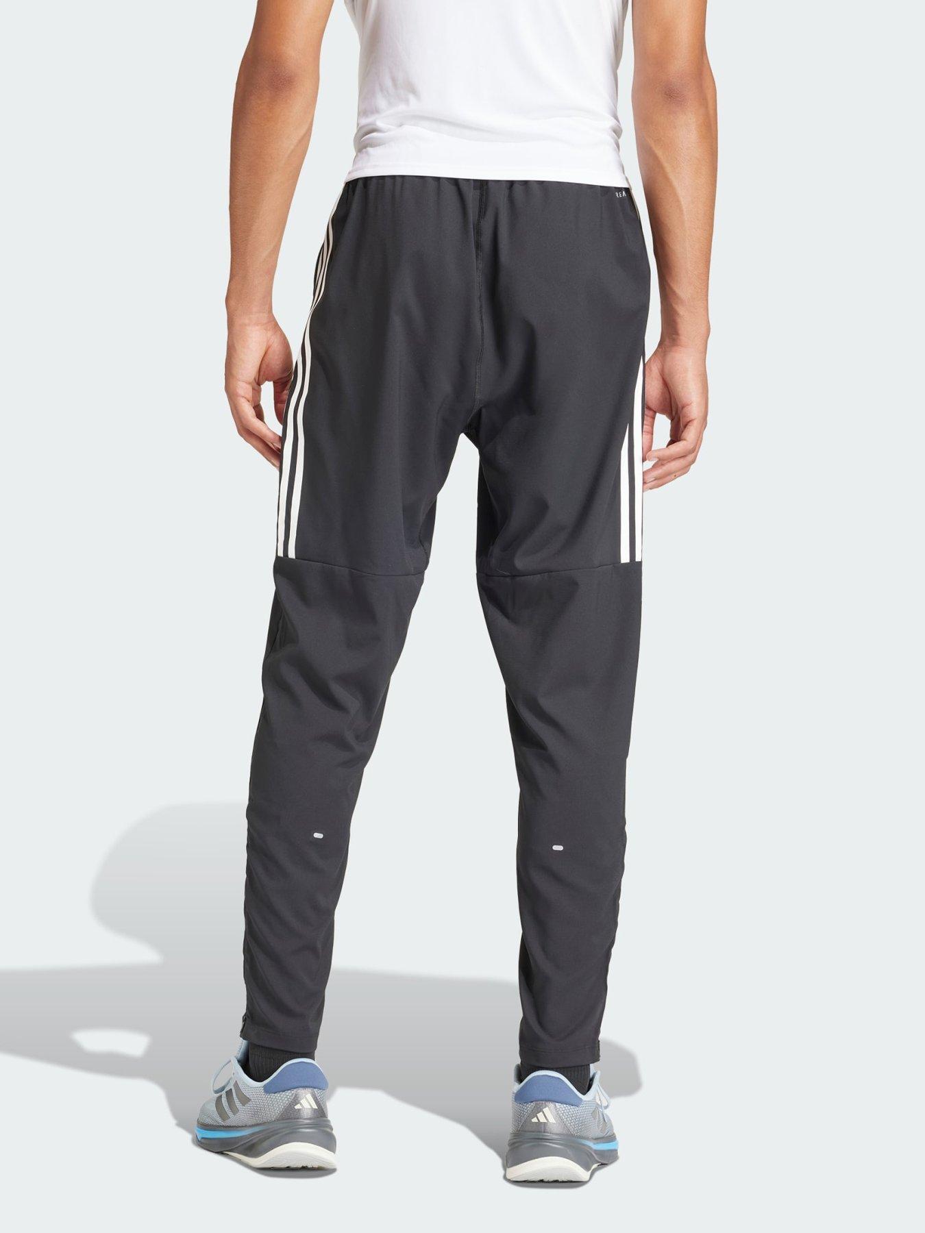 Image 2 of 5 of adidas Own the Run 3-Stripes Pants - Black