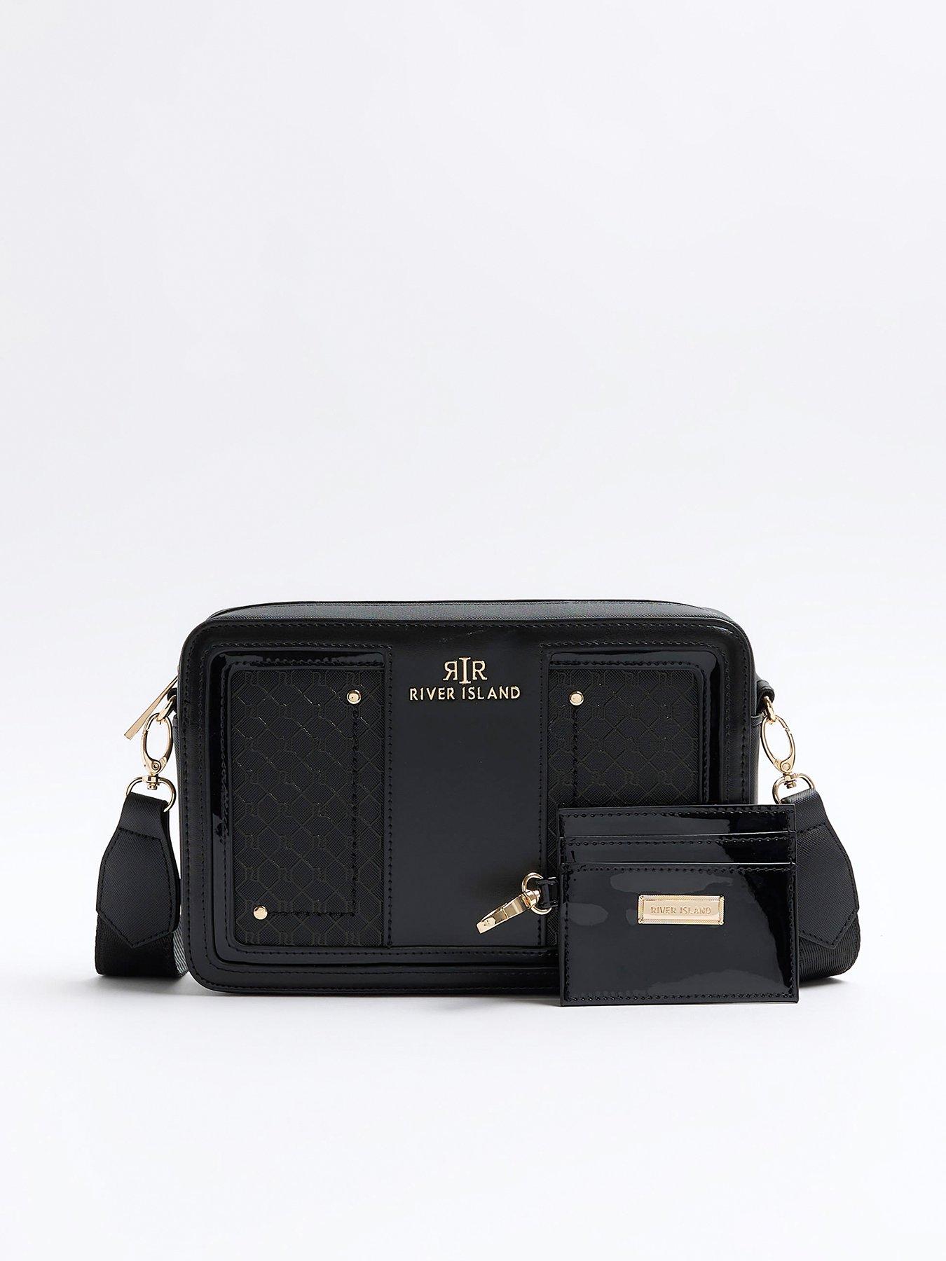 Ri Monogram Boxy Cross Body Bag