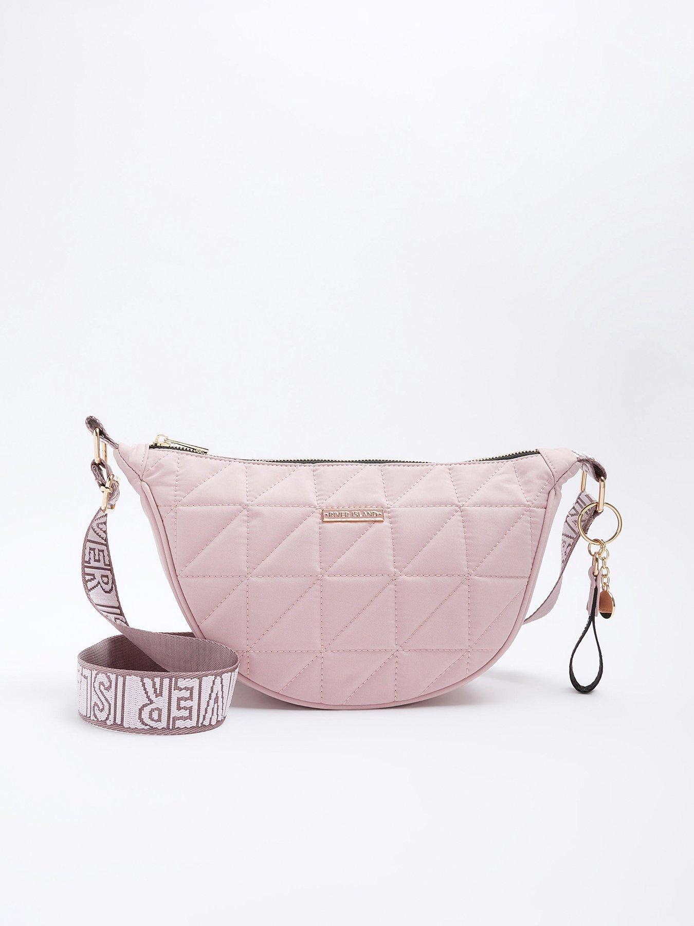 River Island Red Embossed Weave Purse in Pink | Lyst UK