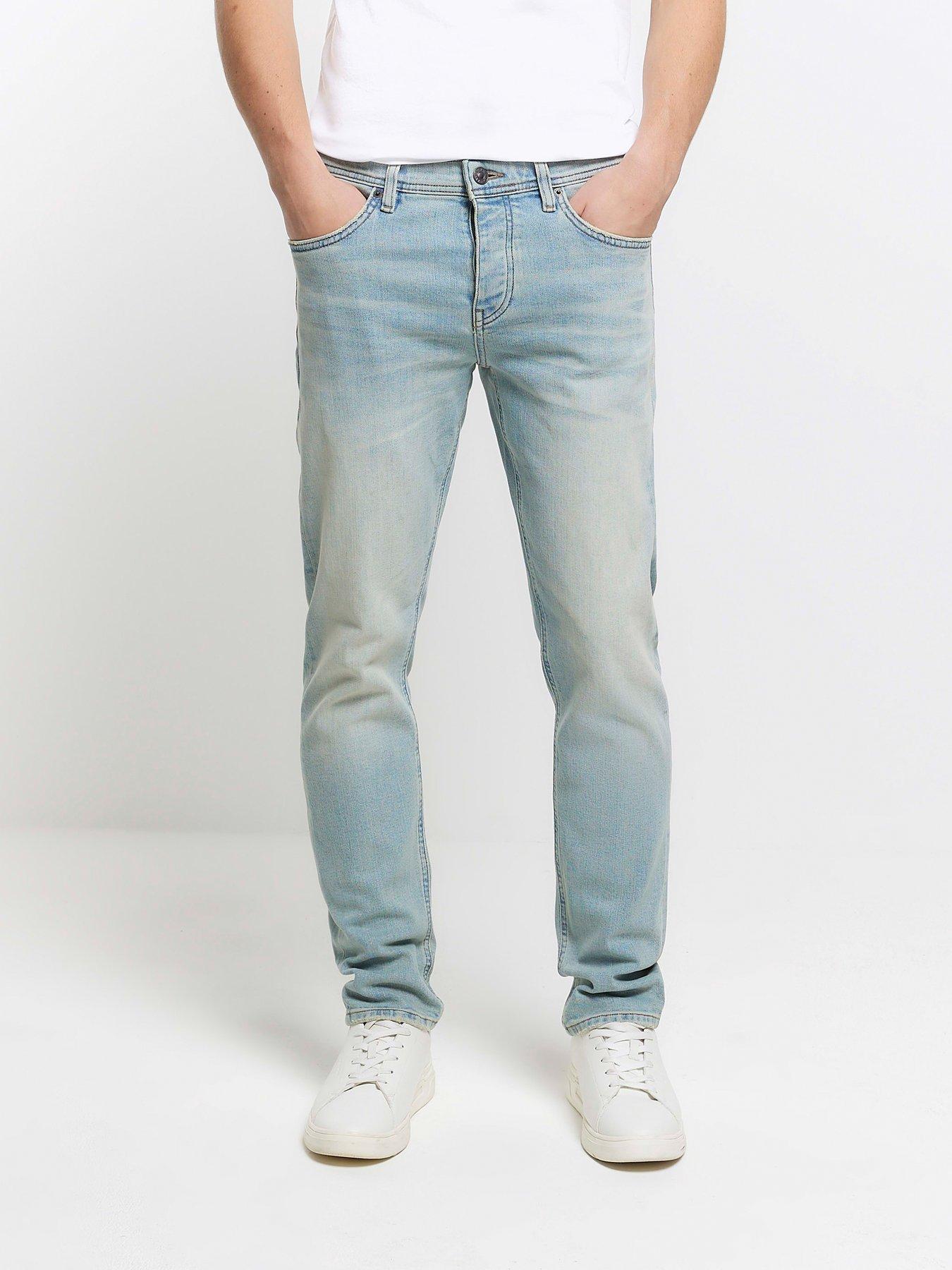 River Island Light Slim Fit Jeans | very.co.uk